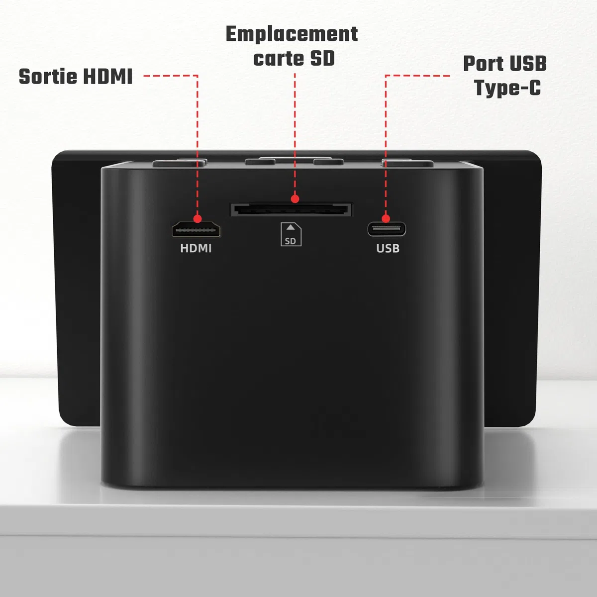 Scanner numérique de Films et de Diapositives avec Grand écran LCD de 5 Pouces, Scanner négatif et Scanner de Diapositives pour numériser, convertit 135, 126 KPK, 110 négatifs et Super 8 Films en 22
