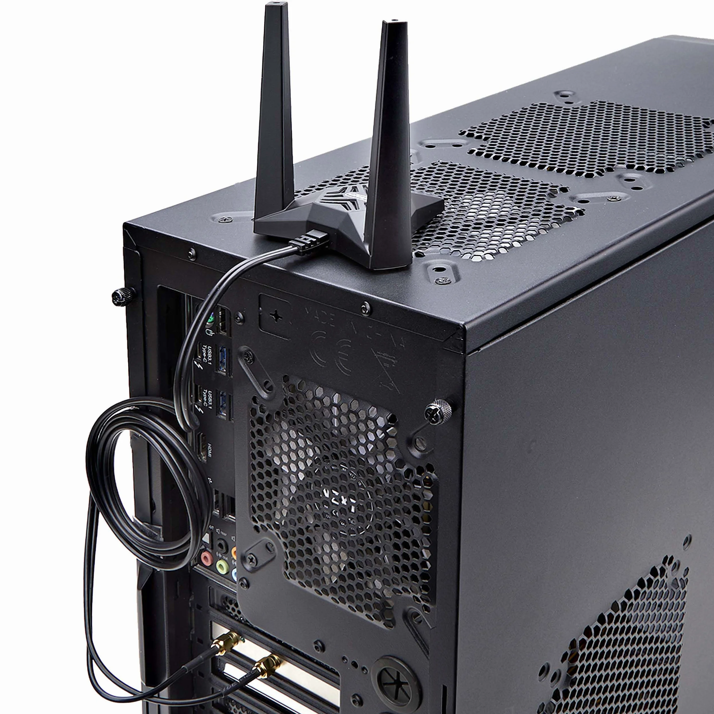 StarTech.COM Carte réseau Wi-FI 6E PCIe, Bluetooth 5.3, Base d'antenne magnétique, Triple Bande 802.11ax, AX5400 NIC, Windows/Linux