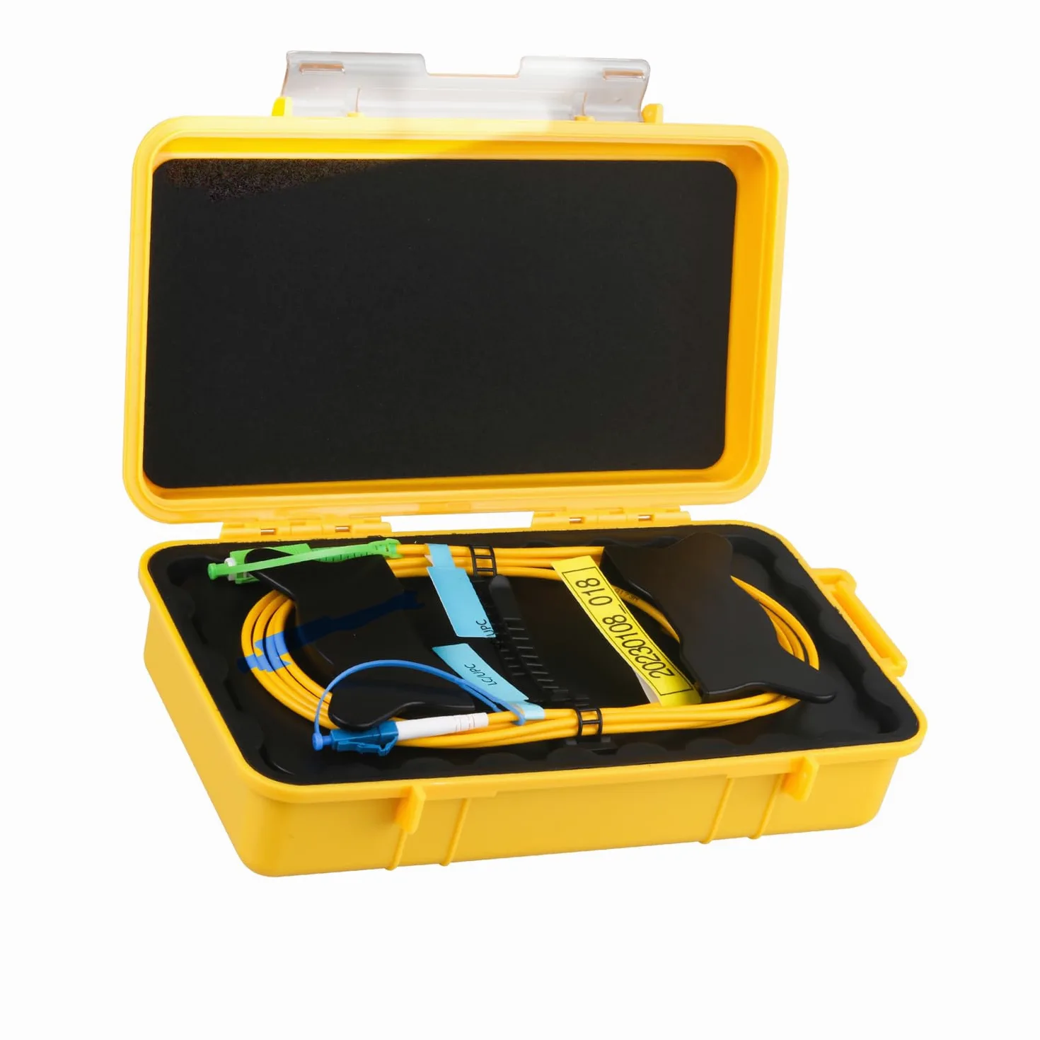 OTDR Launch Cable Box SC/APC-LC/UPC monomode SM (9/125) Extension Cord OTDR Dead Zone Eliminator Testeur de fibre optique (500 m)