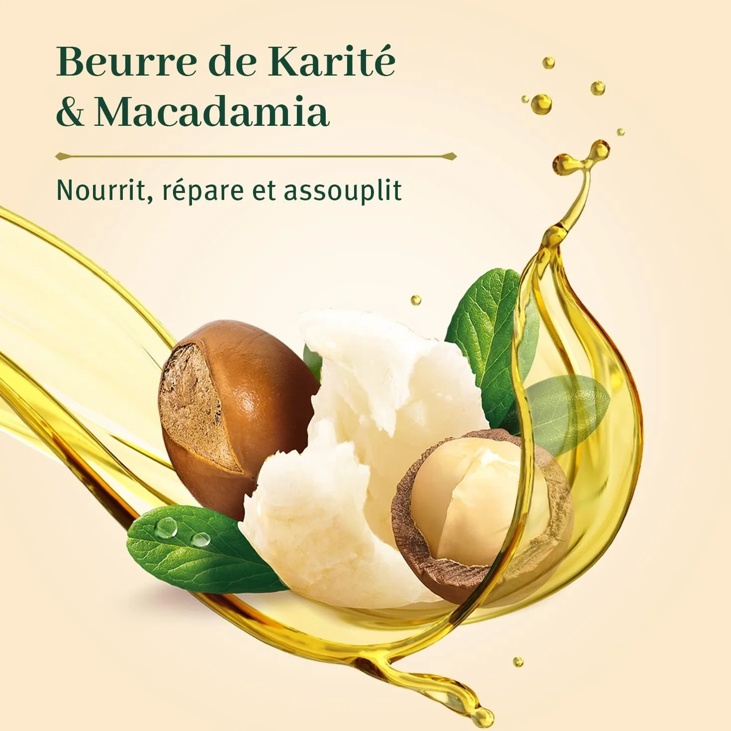 LE PETIT OLIVIER Shampooing Baume Soin Réparateur Karité Macadamia Nourrit Répare Cheveux Très Secs Frisés sans Silicone Sulfate Fabriqué France 250ml