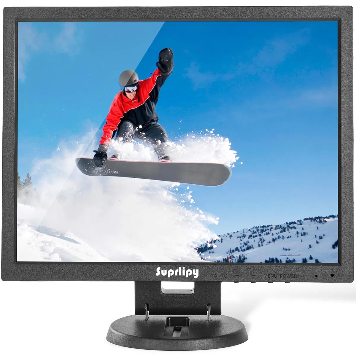 14 Pouce TFT LCD Sécurité CCTV Moniteur 1024x768 4:3 Résolution d'écran Couleur HDMI VGA BNC AV Entrée avec télécommande Haut-parleurs intégrés pour caméra de Surveillance DVR PC