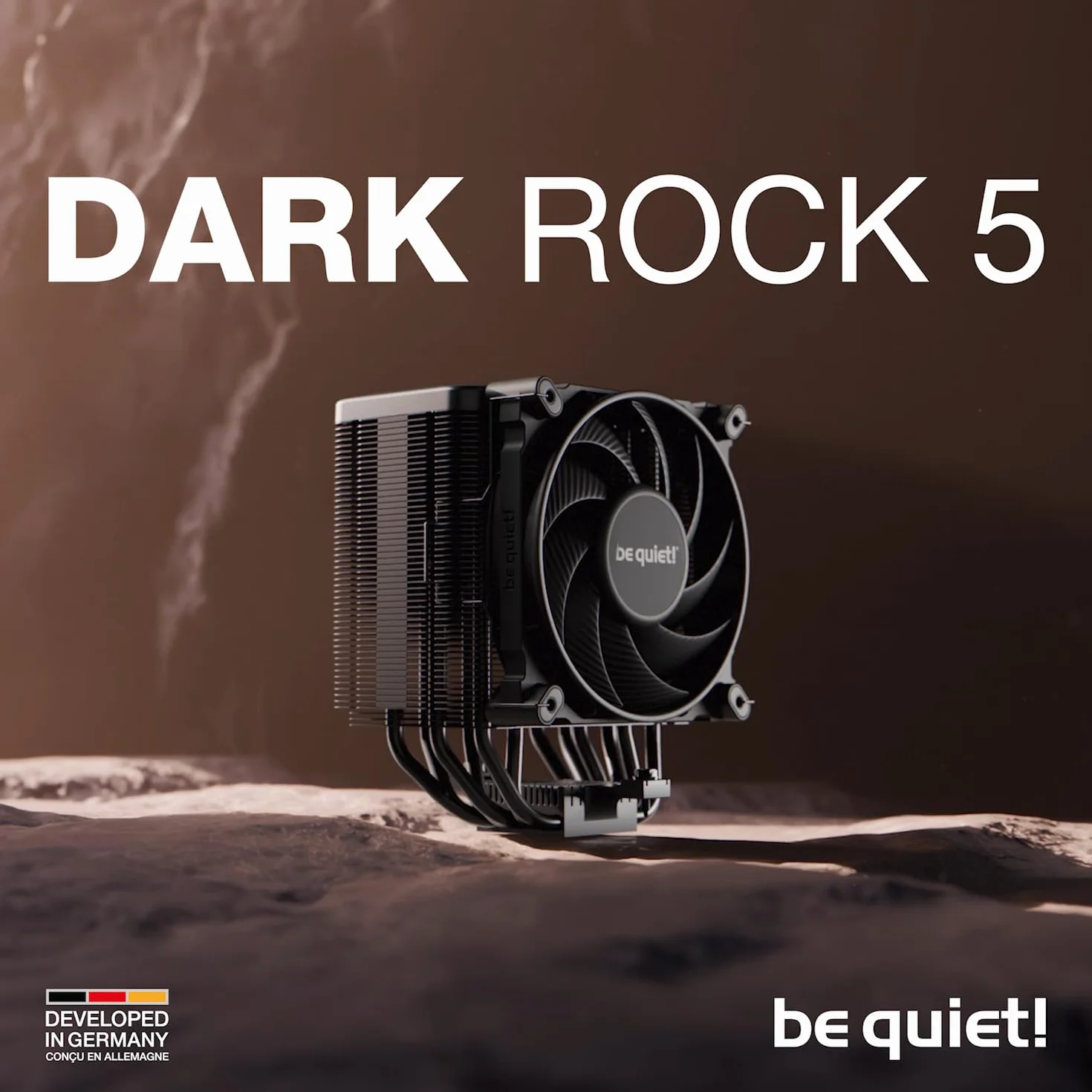 be quiet! Dark Rock 5 ventirad 6 caloducs ventilateur Silent Wings 4 120 mm PWM BK035