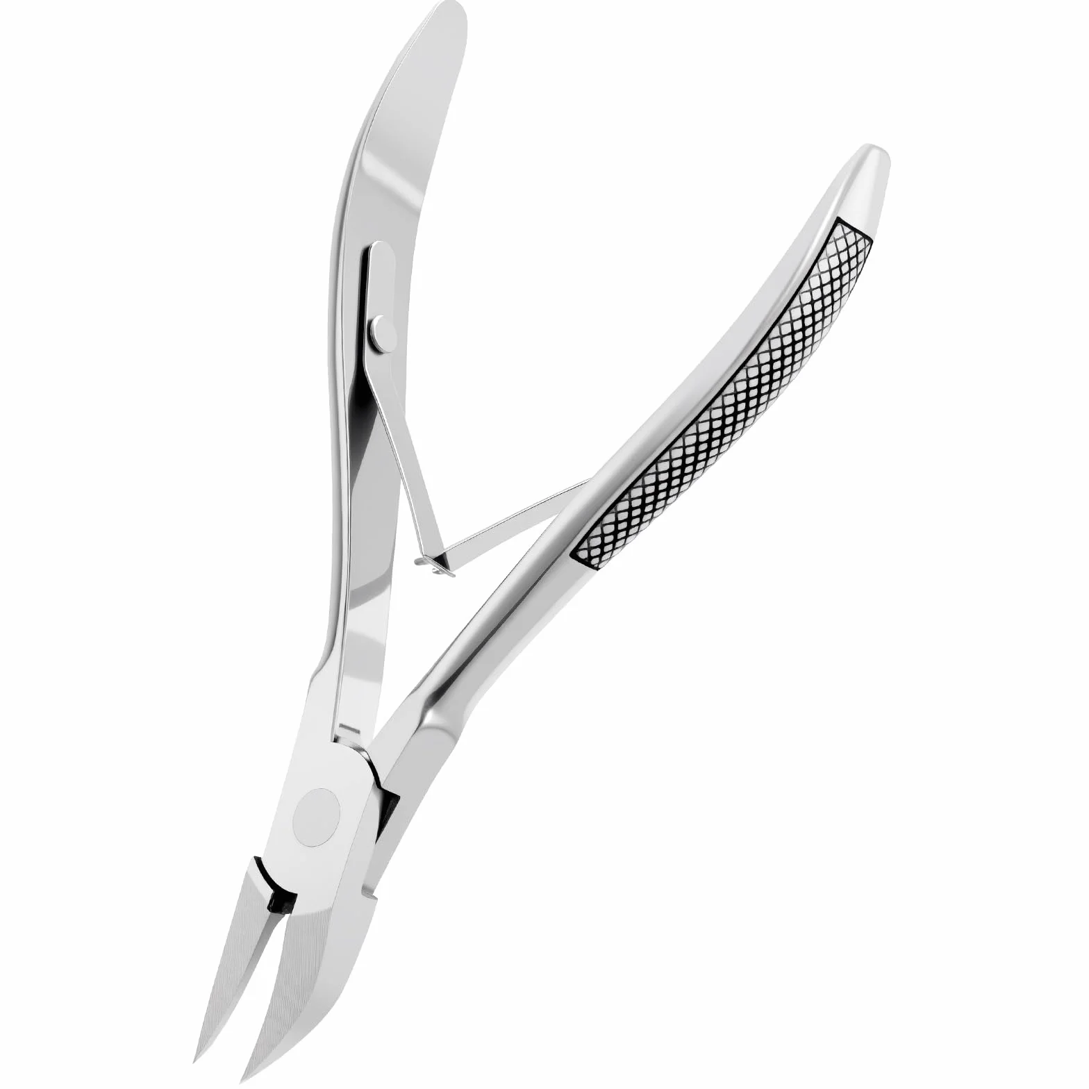 Pince Coupe Ongles Incarné Acier Inoxydable Professionnelle avec Capuchon Plastique Ciseaux Cuticules Ongles Épais