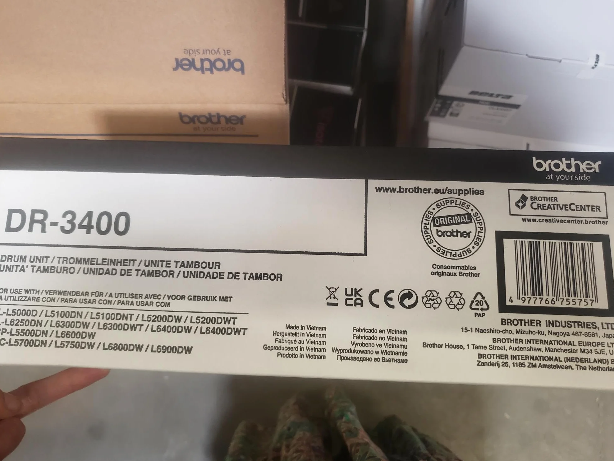 Brother DR-3400 Original Bęben