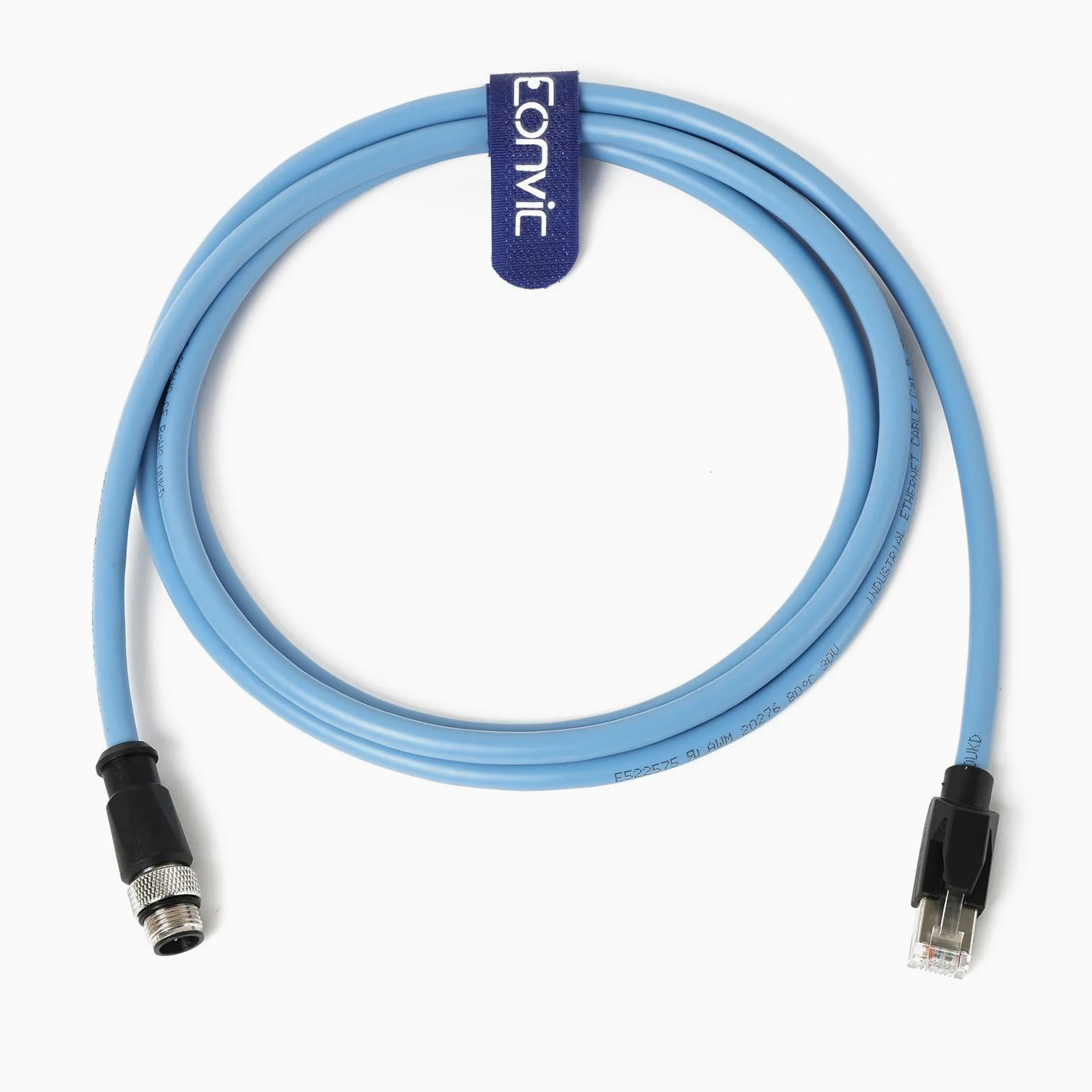 Câble industriel M12 4 broches mâle D code vers RJ45 High Flex Cat6 blindé étanche Ethernet haute vitesse de transfert de données POE PROFINET/EtherNet