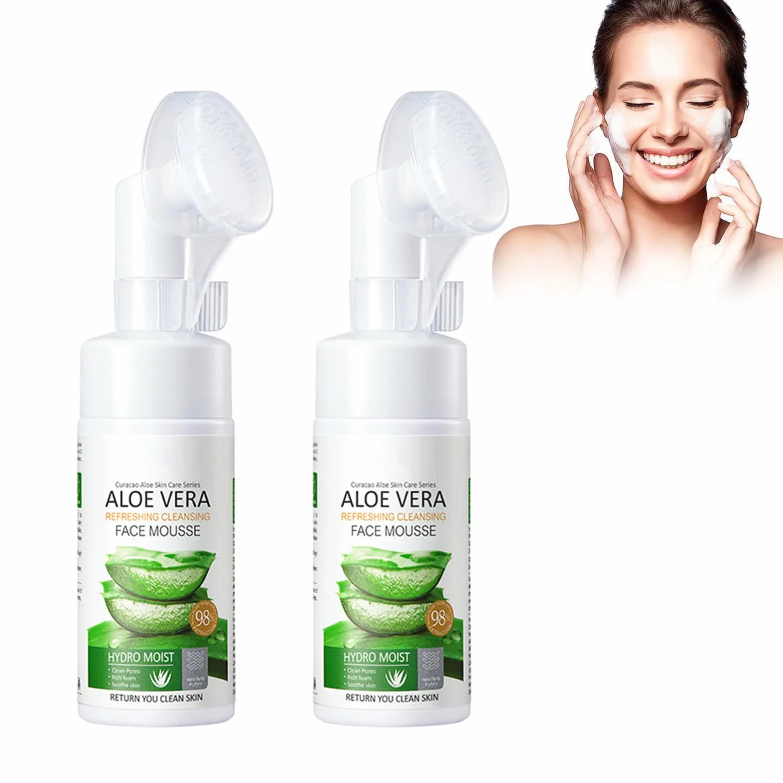 Face Cleanser 120ml Deep Cleansing Makeup Remover Gentle Exfoliating