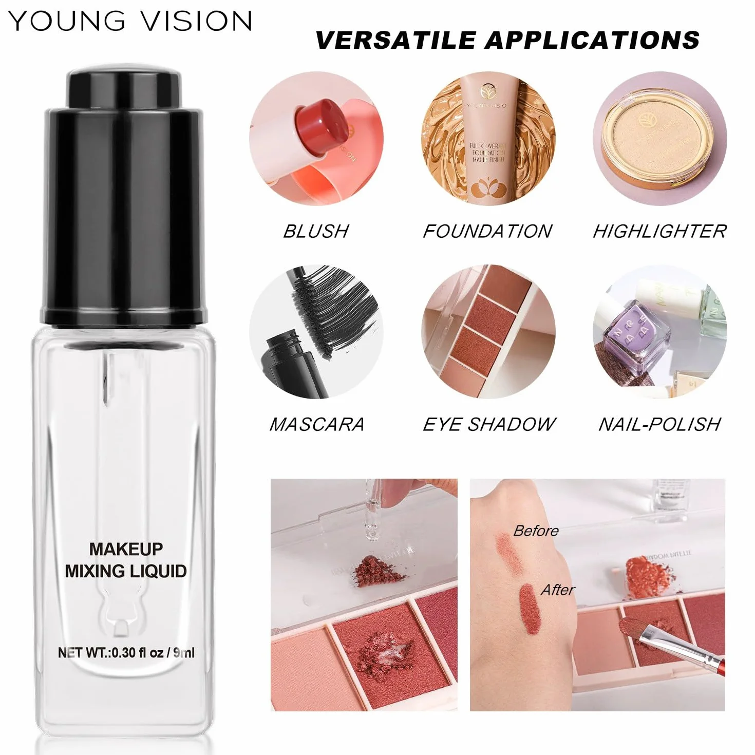 Mélange De Maquillage Prolongez La Teinte Durable Imperméabilisation À Long Terme Blusher Crème Fard À Paupières (#MIX, 9ml)