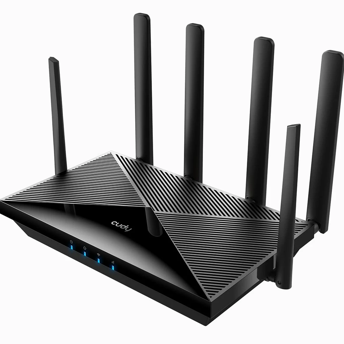 Cudy Routeur 4G LTE Cat 18 WiFi 6, jusqu'à 1,2 Gbps 4G LTE Modem 4 x 4 MIMO, AX1800 WiFi 6, OpenVPN, Wireguard, Zerotier, Cloudflare, IPv6, antennes Mobiles Amovibles, Double SIM