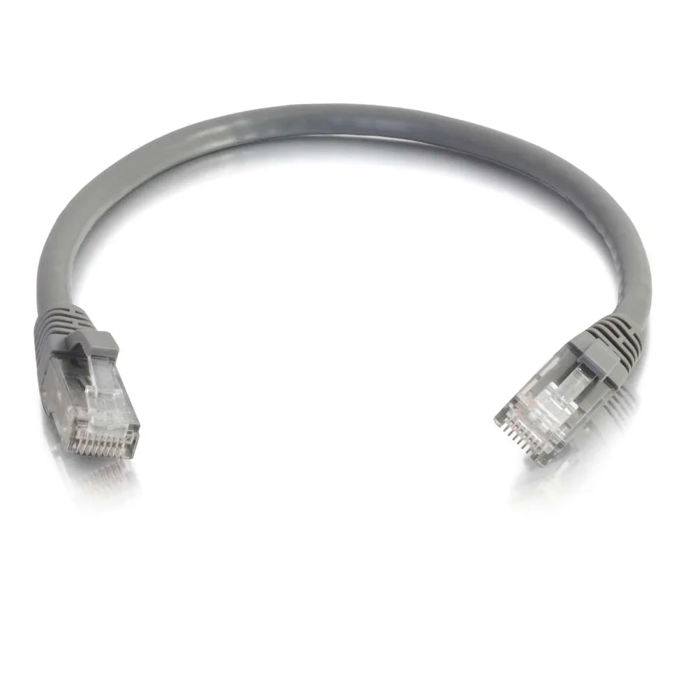 C2G 83373 Câble de raccordement sans accroc Cat6 550 MHz 15 m Gris
