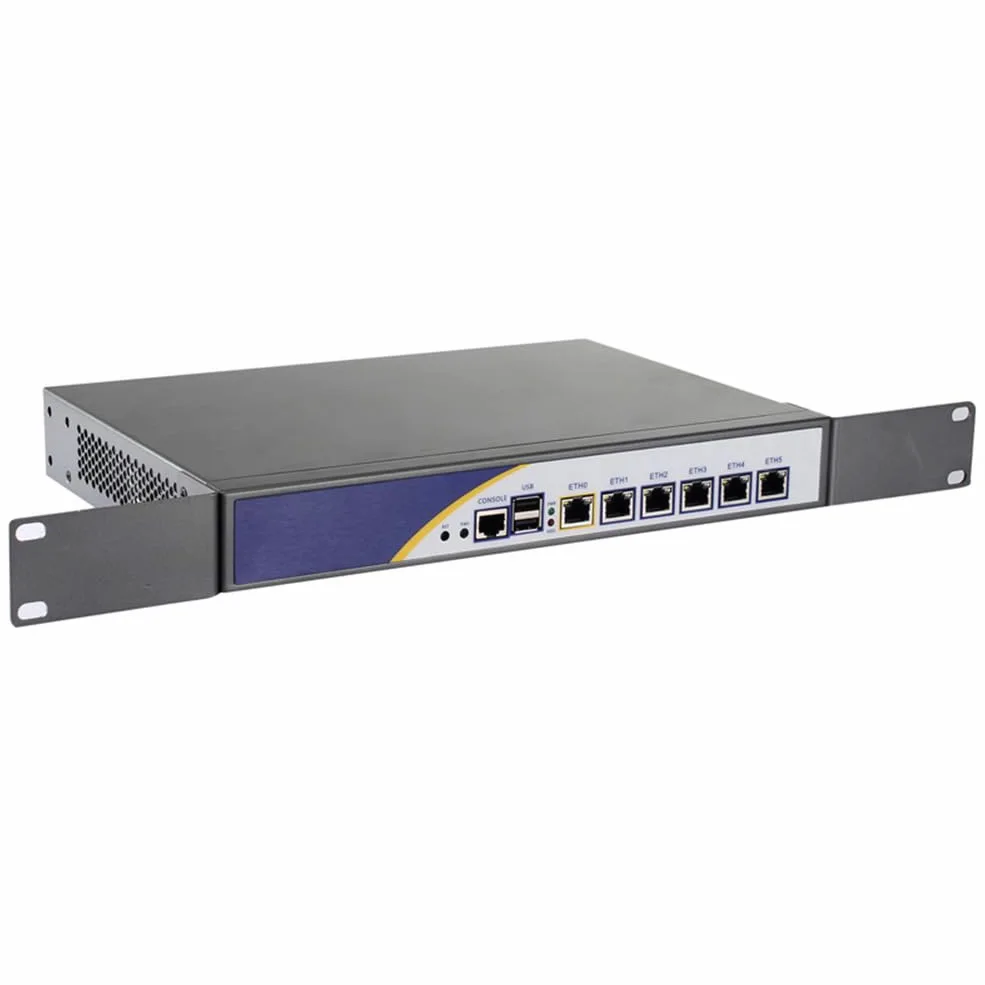 Firewall, Mikrotik, PFSense, OPNsense, VPN, Network Security Micro Appliance, Router PC, Core I5 2430M, RS03, AES-NI, 6 x Gigabit LAN, 2 x USB, COM, VGA, Fan, 0 RAM, 0 Storage, Barebone No System