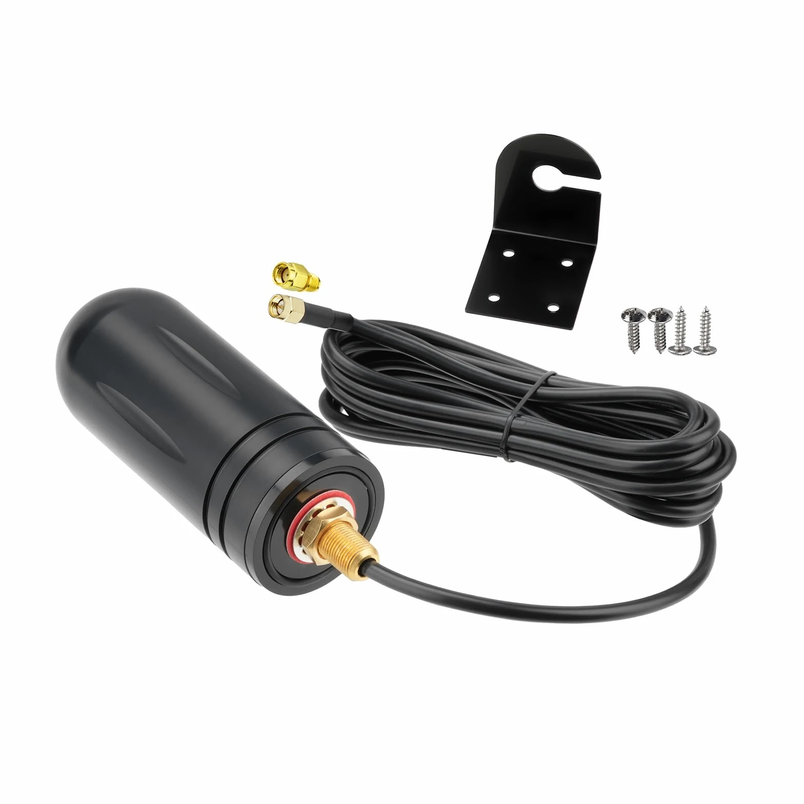 Bingfu Antenne SMA 5G 4G 600-6000 MHz SMA à montage mural extérieur Antennes cellulaires LTE 7 dBi avec câble RG58 de 3 m compatible avec Trail Hunting Wildlife Game Cam Router Gateways Caméra de