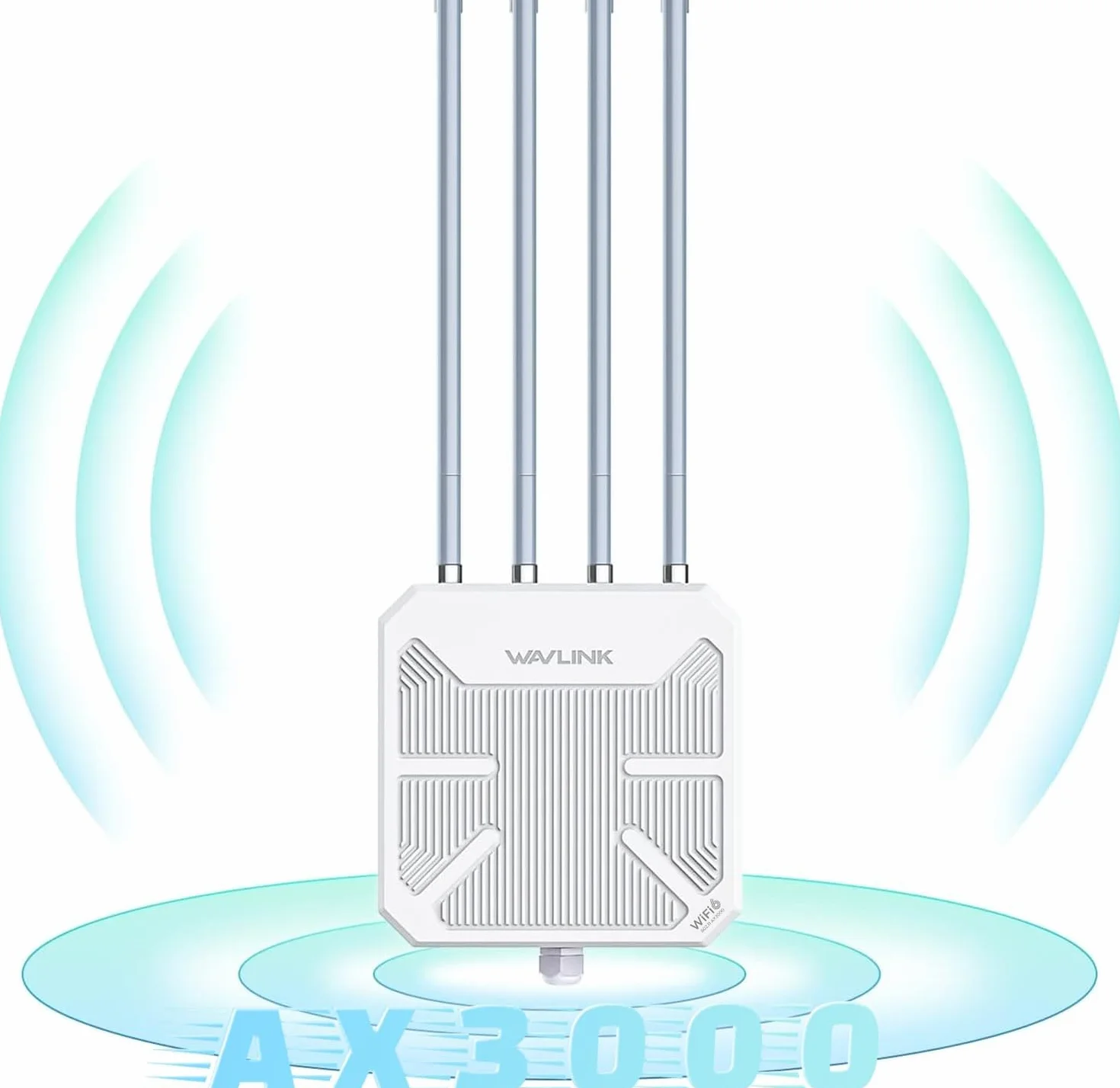 Répéteur WiFi Extérieur Puissant Wavlink AX3000 Mesh Outdoor PoE Antenne Longue Portée