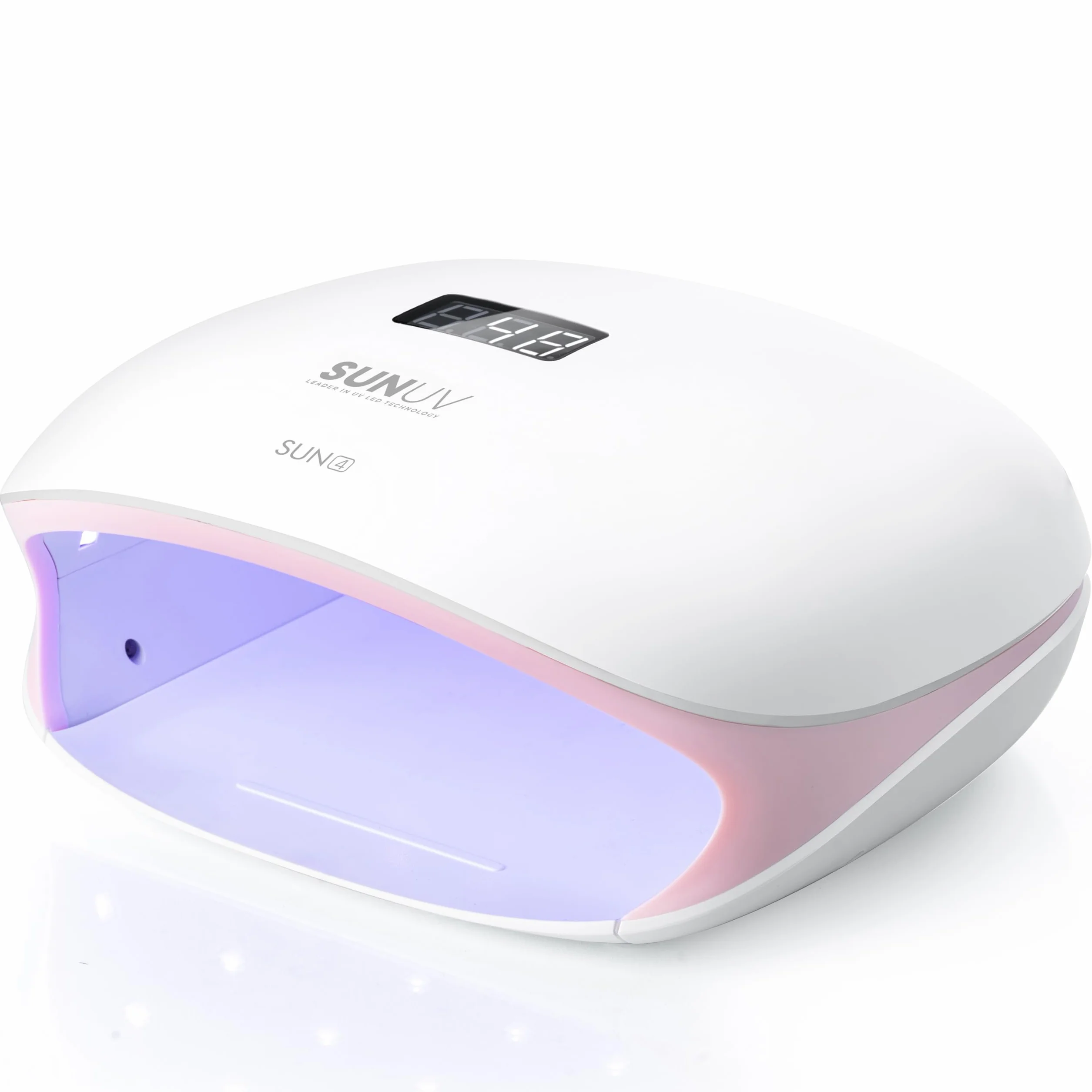 SUNUV Lampe à Ongles UV LED SUN4S Rose avec Minuterie et Capteur Automatique