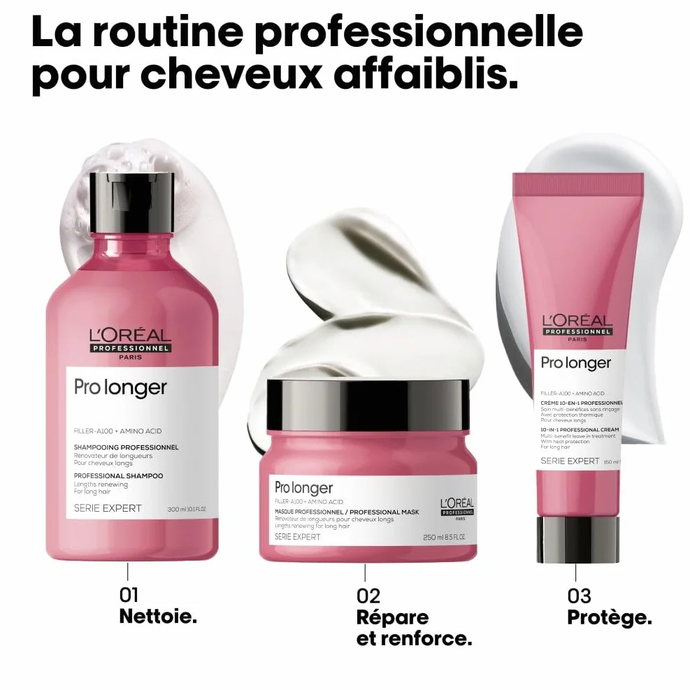L'OREAL PROFESSIONNEL Pro Longer Renovateur de Longueurs Restauration Capillaire Force Brillance Cheveux Longs