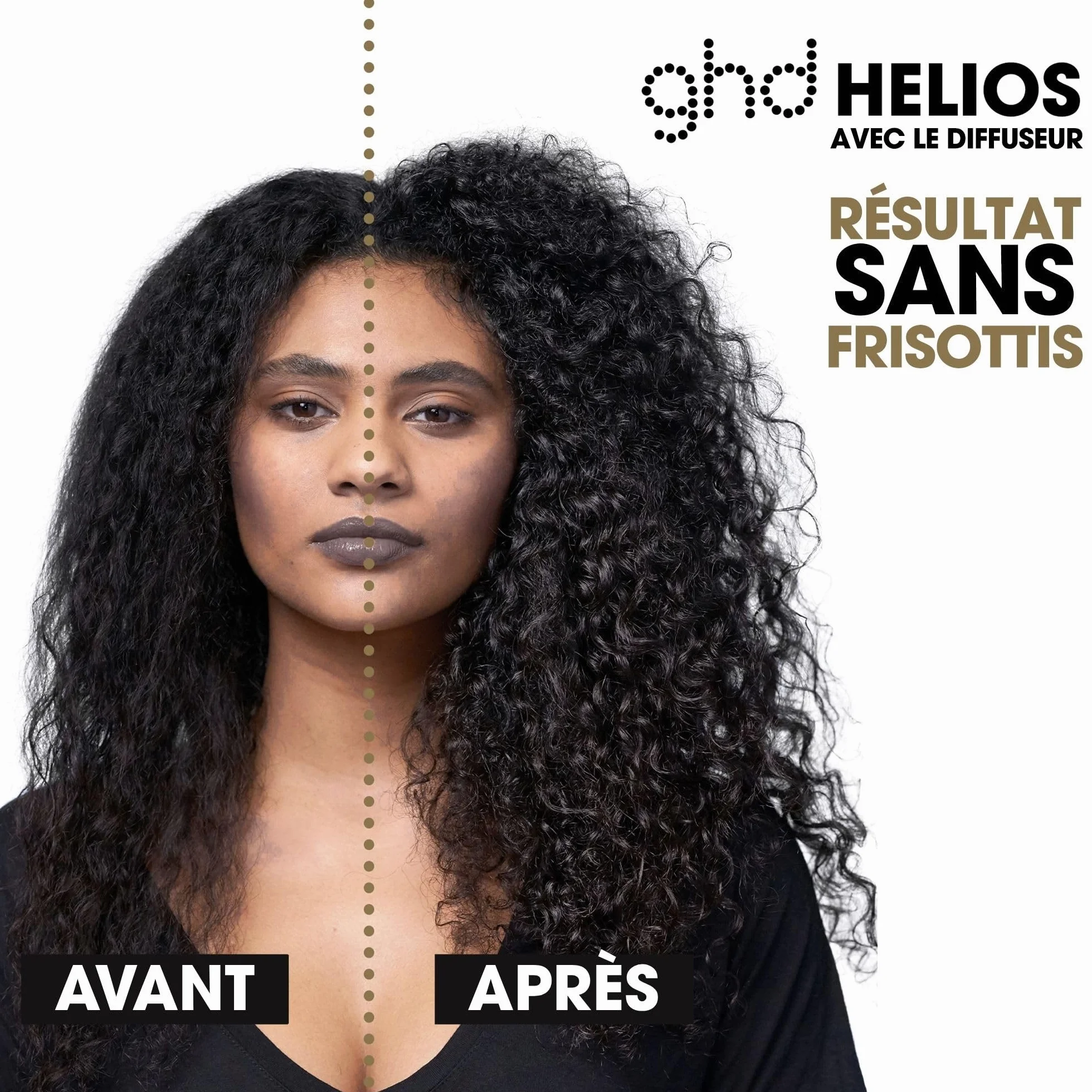 ghd Helios Sèche-cheveux professionnel puissant précis 30% plus brillants sans frisottis