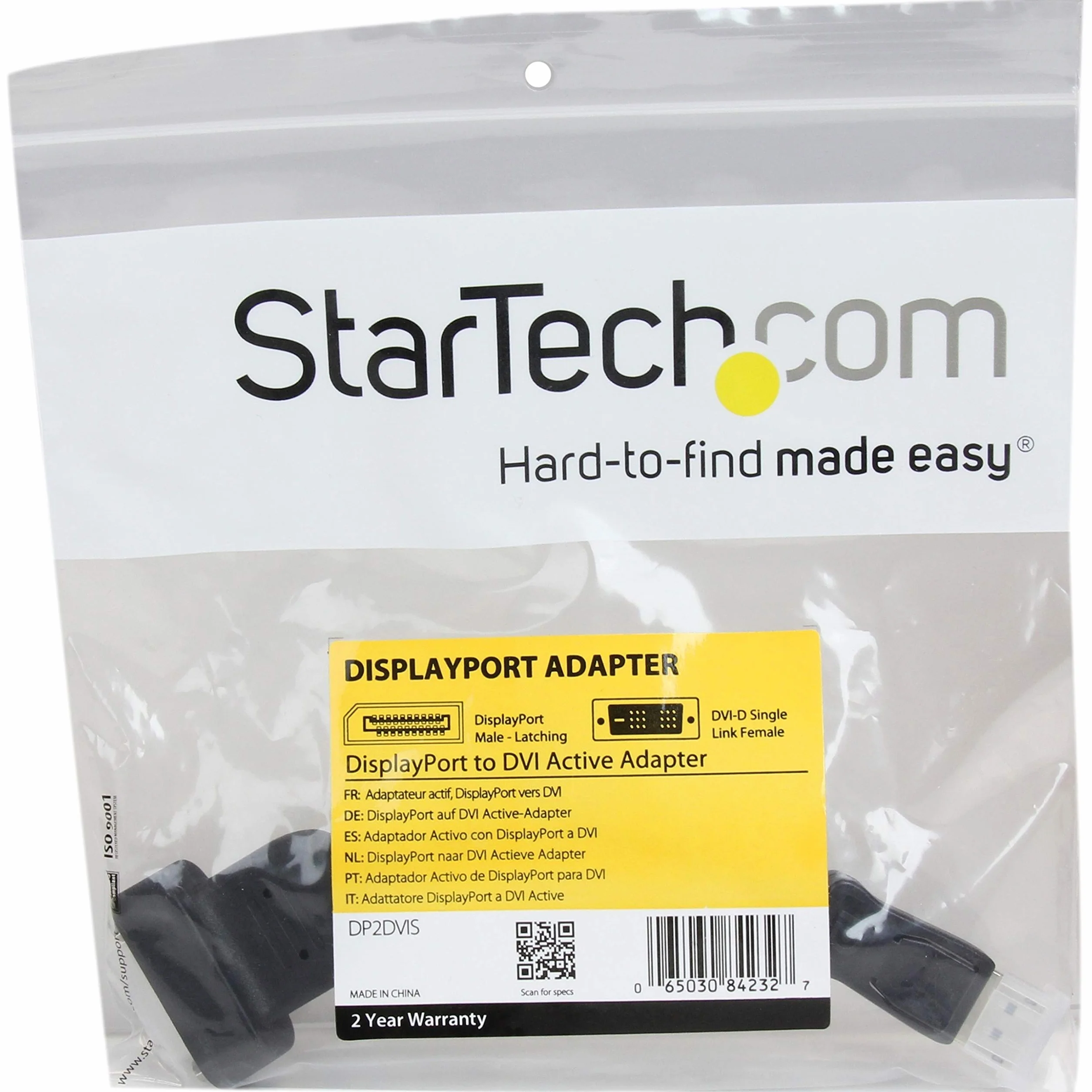 STARTECH.COM Adaptateur Convertisseur vidéo actif DisplayPort vers DVI M/F 1920x1200