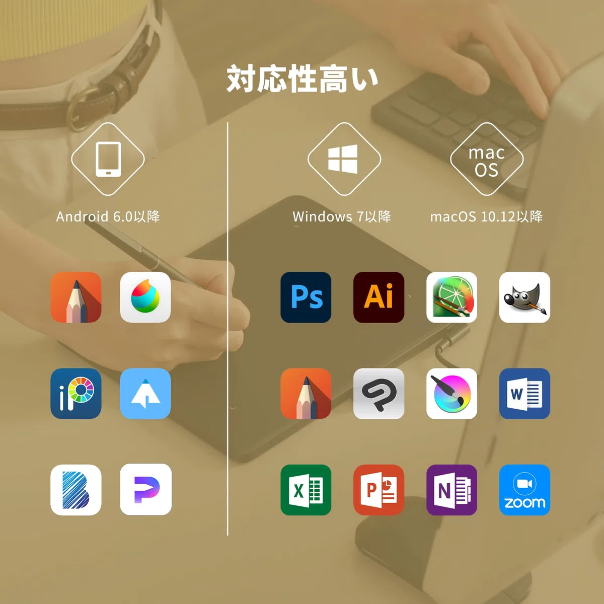 HUION Inspiroy Frego M Tablette à stylet sans fil Bluetooth 5.0 sans fil Bluetooth 5.0 sans fil, pas de charge nécessaire, niveau de sensibilité du stylo 8192, détection d'inclinaison, pour gaucher