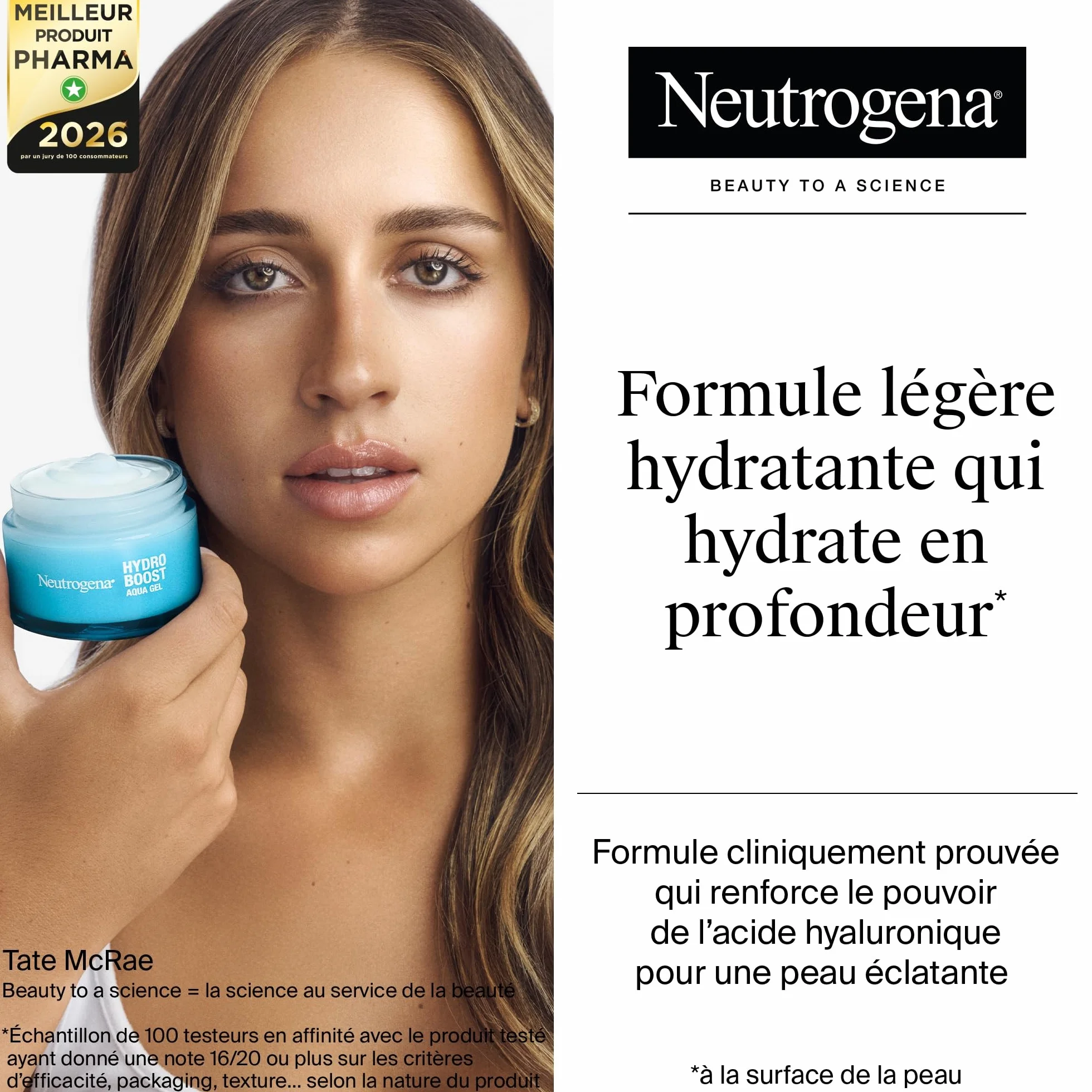 Neutrogena Hydro Boost Aqua-Gel Crème hydratante acide hyaluronique 50 ml