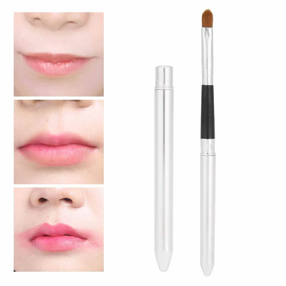 Pinceau à lèvres rétractable professionnel outil maquillage cosmétique