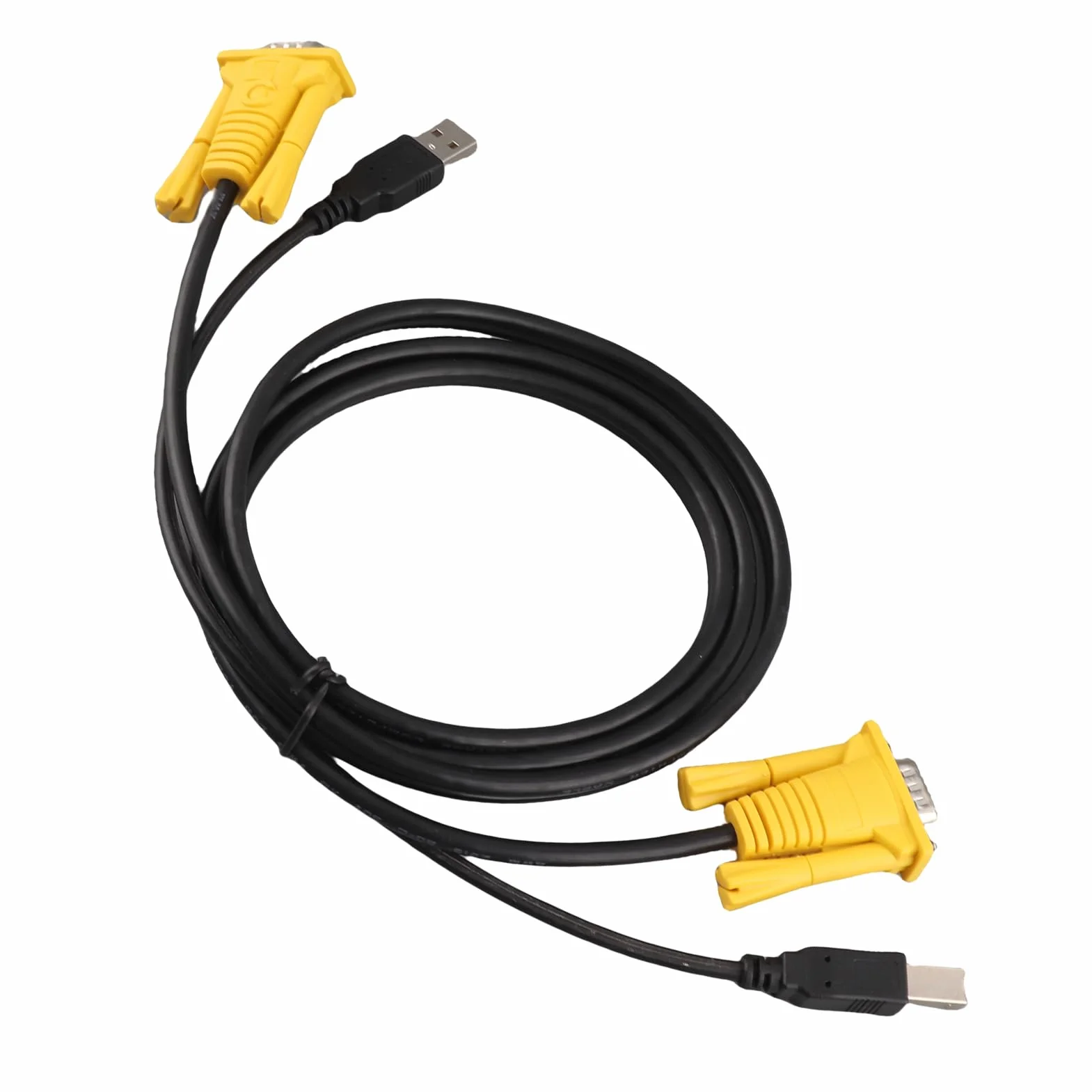 Câble KVM USB 1,5 M VGA Connecteurs PVC pour Commutateurs KVM