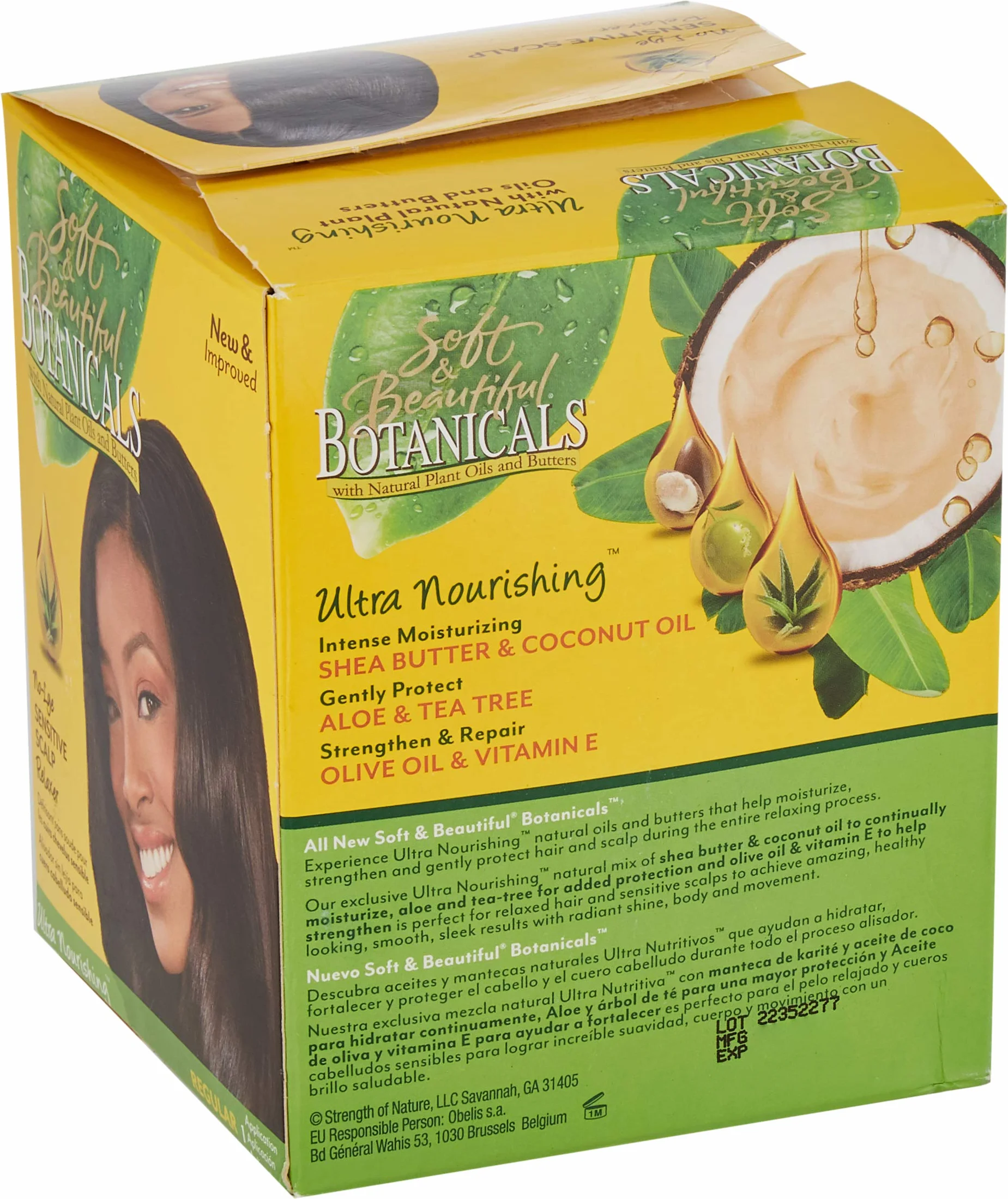 Soft & Beautiful Bot.Relaxer Kit Regular 1 Application, 5 pièces