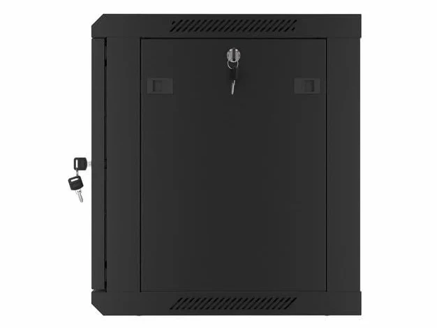 lanberg Armoire Murale Rack 19" 9U/600X450 Flat Pack AUTOENSAM Noir PTA Métallique