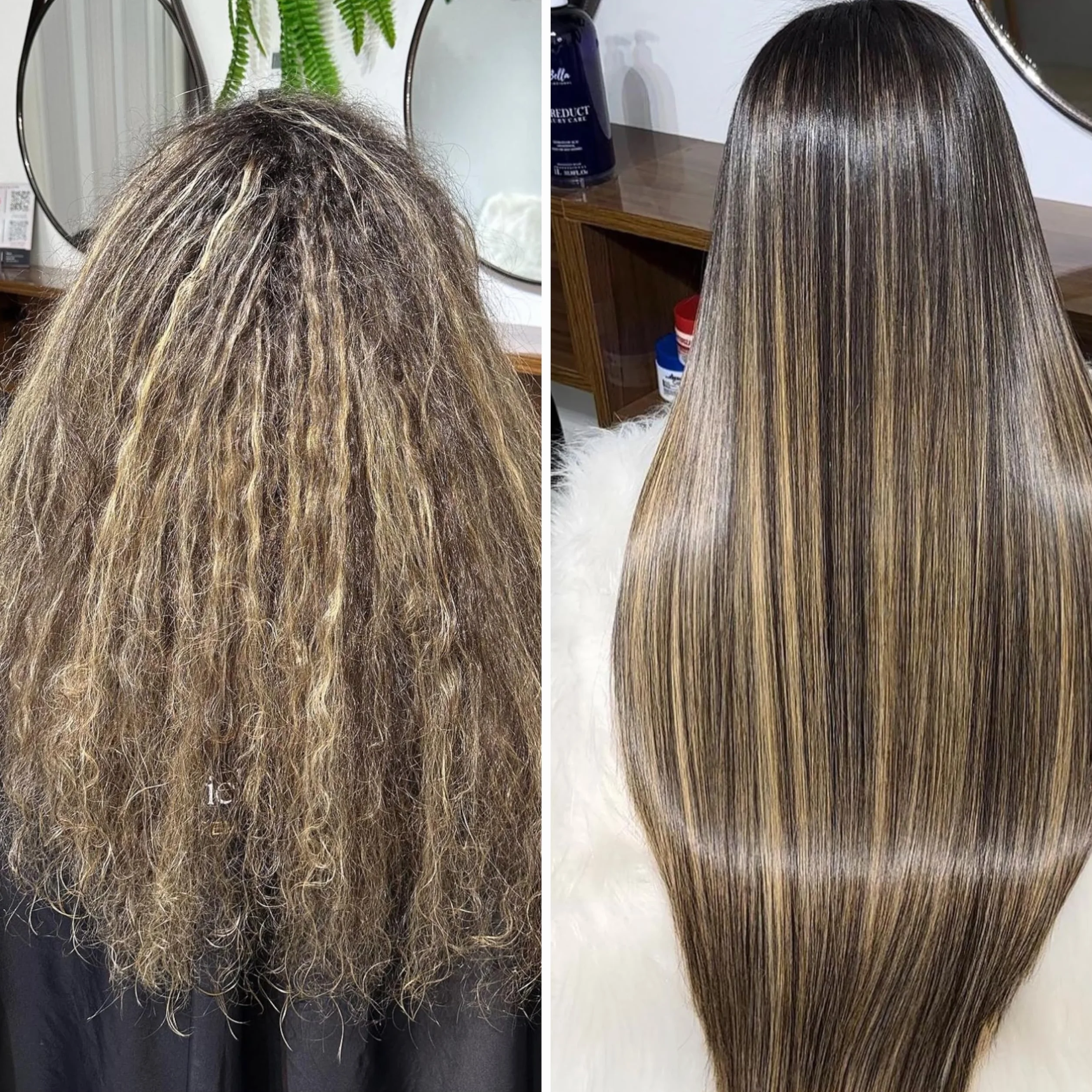Lissage Premium 3 en 1 Professionnel Sans Formol 1L - Tanin, Kératine, Beurre de Murumuru & Huile de Macadamia