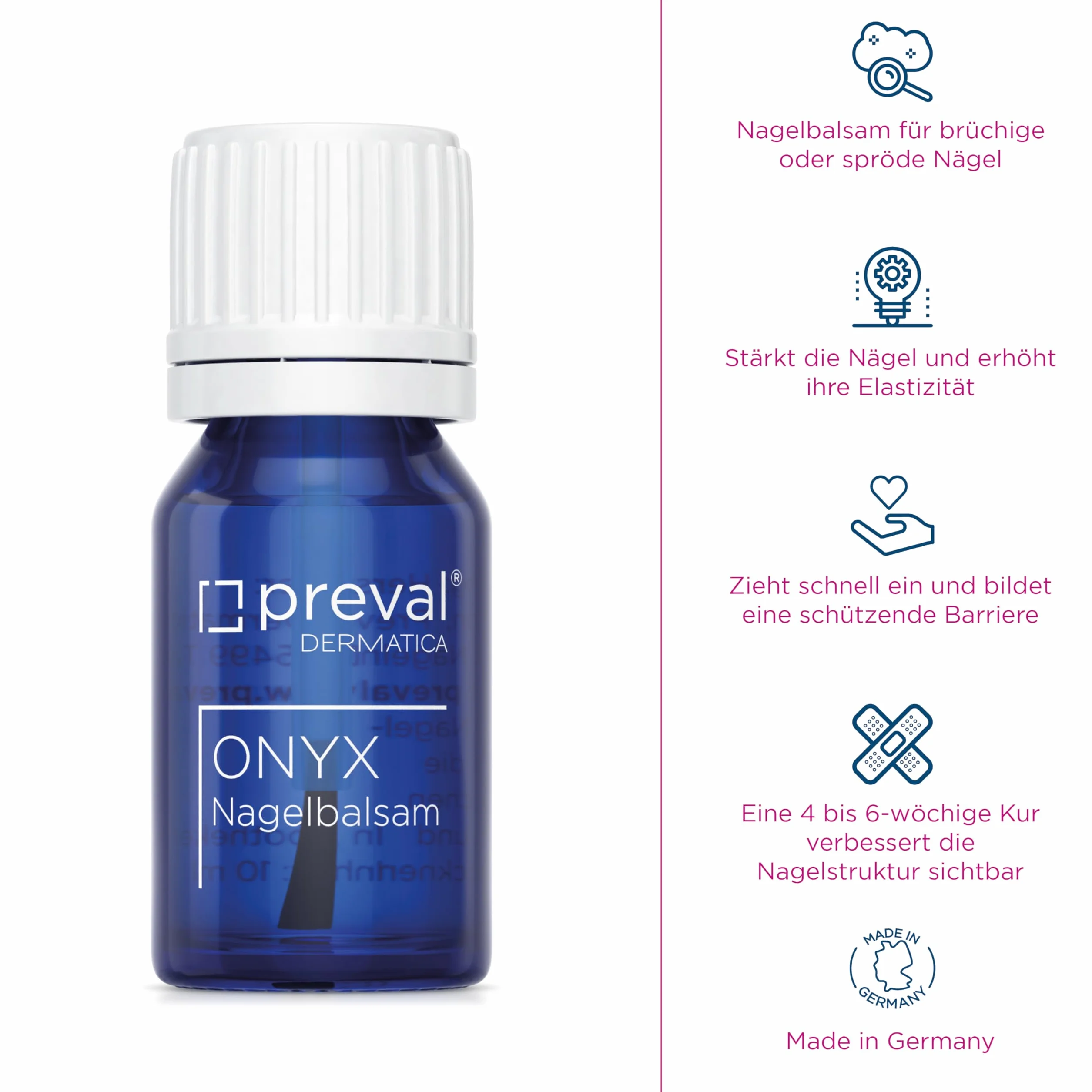 preval Onyx Nagelbalsam 10 ml Schutz Pflege brüchiger Nägel