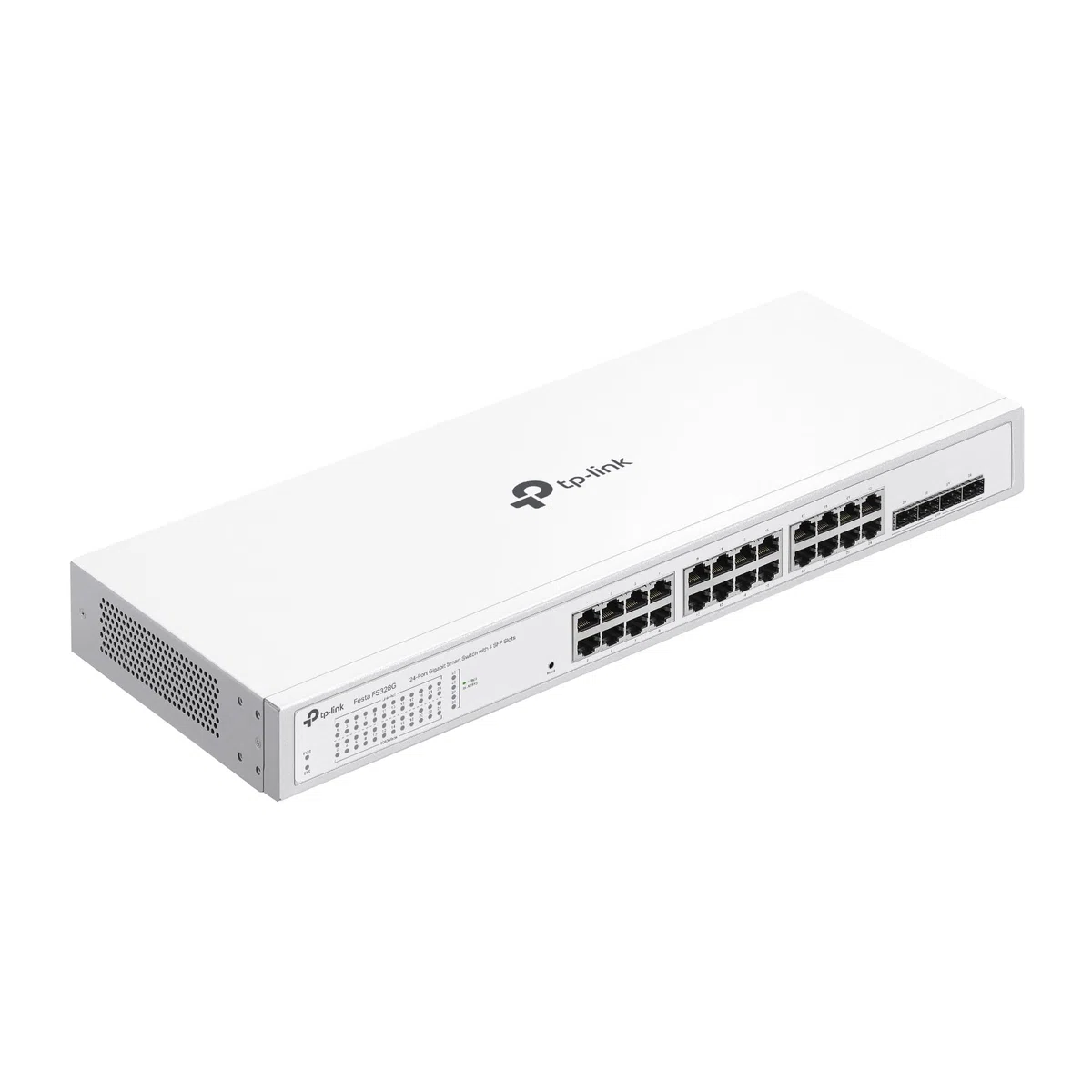 TP-Link Festa FS328G Commutateur Gigabit 24 Ports avec 4 emplacements SFP, Gestion Cloud, optimisation du réseau pour Entreprises, sécurité et Performance Stable