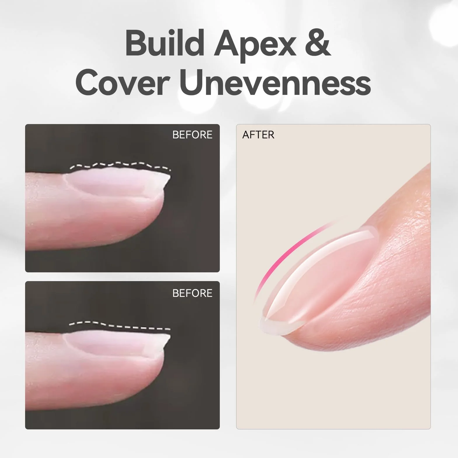 BORN PRETTY Gel Construction Ongle UV 15ML Builder Gel 8 en One UV/LED pour Nail Extension Manucure Renforcement