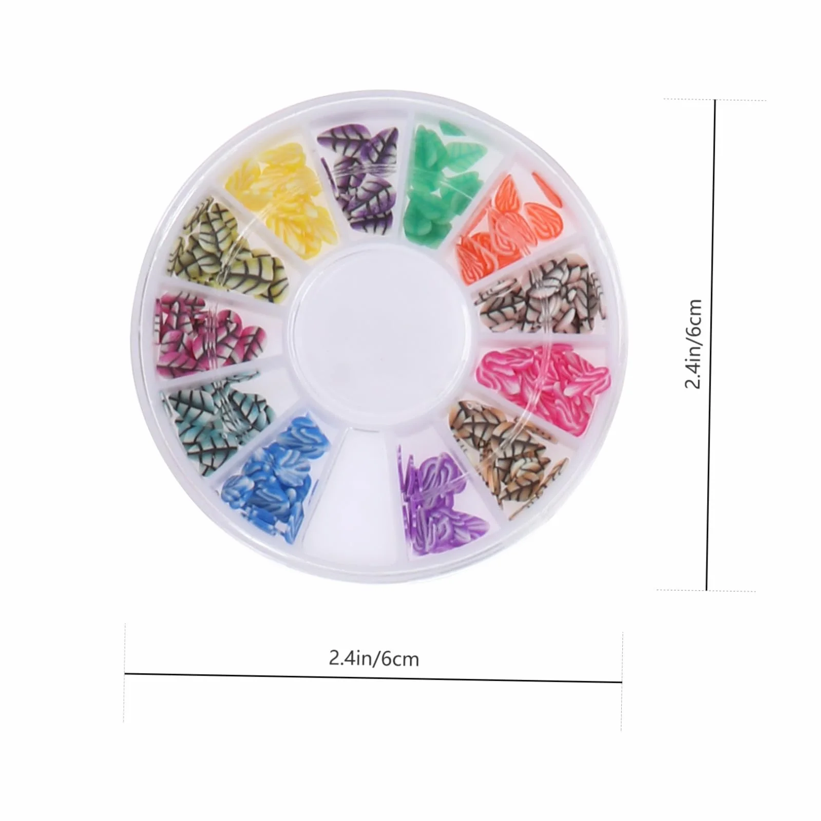 Ipetboom Tranches de Fruits Argile Polymère 8 Boîtes Couleurs Nail Art Loisirs Créatifs