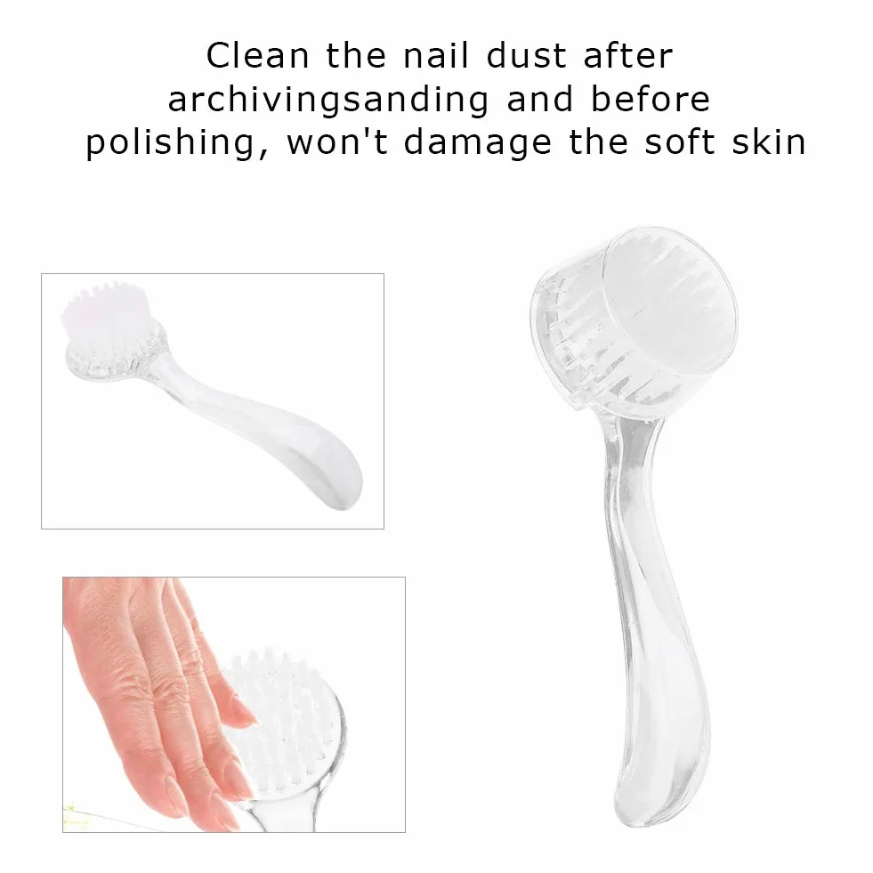Pinceau léger en poudre pour ongles 5pcs professionnel manucure