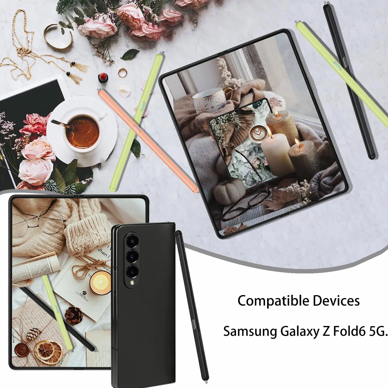 Galaxy Z Fold6 S Pen Fold Edition Noir Compatible