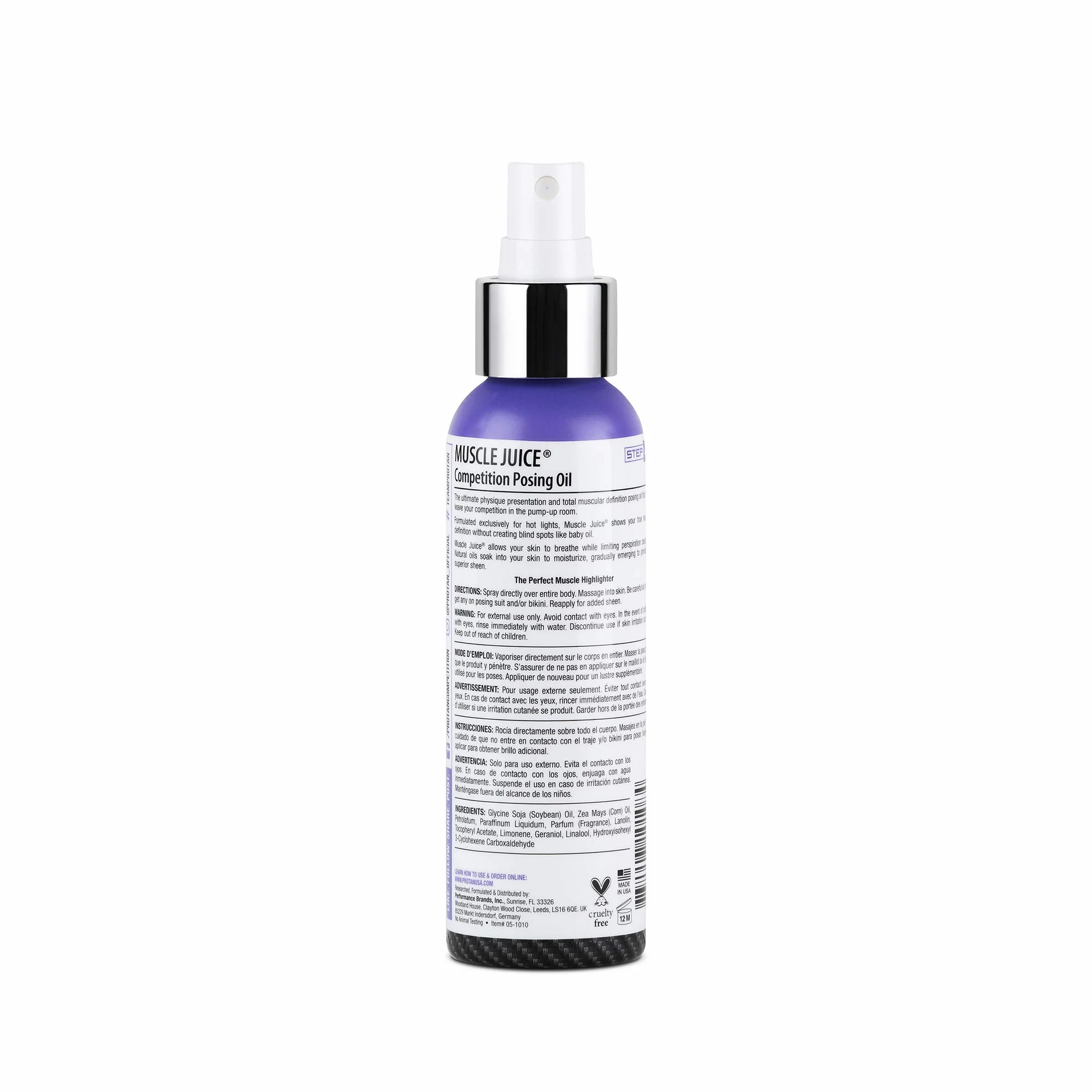 Protan Muscle Juice Maximum Définition Competition Posing Oil Mousse Hydratante