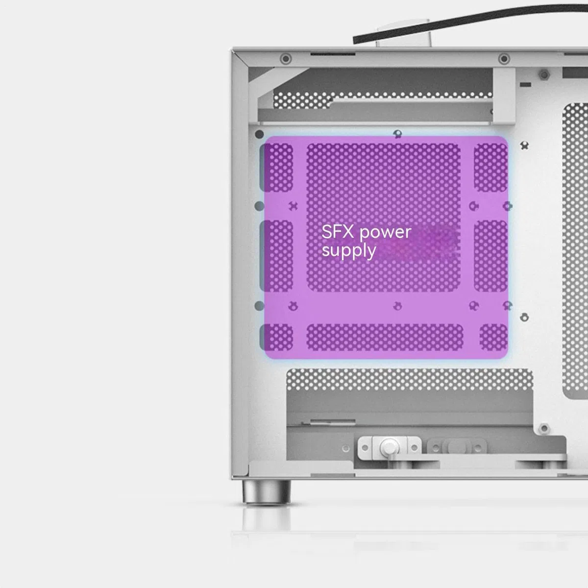 Châssis Mini ITX - Boîtier PC Compact De 20 Cm, BoîtierPortable Léger | Étui De Bureau Ultra Petit Au Service Des Étudiants, DesBureaux À Domicile, DesJoueurs, LAN, Construit Un Sac À Dos De Voyage