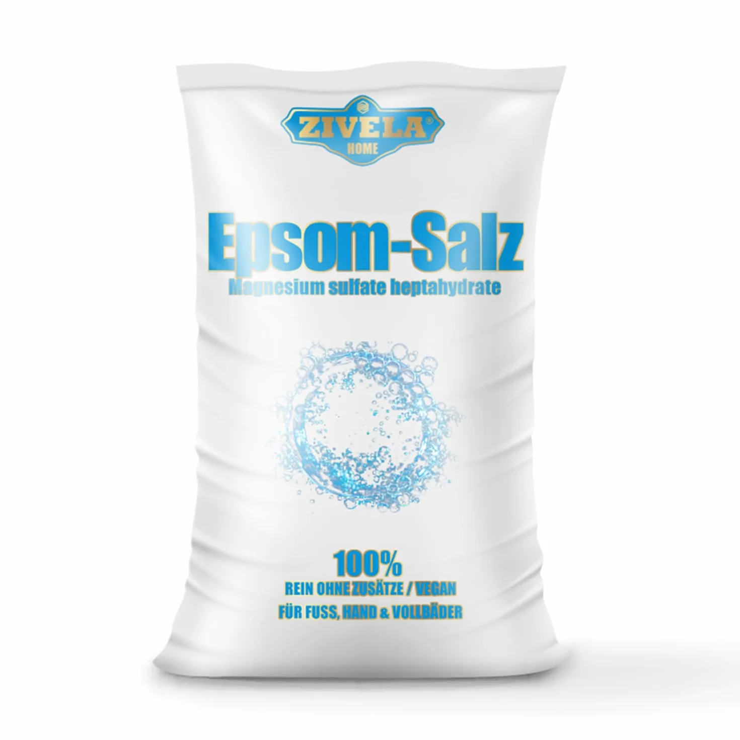 Sel d'Epsom 1kg - Sulfate de magnésium pur pour le bain