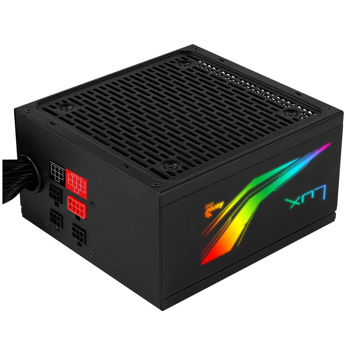 Aerocool Lux RGB M 750W - Alimentation modulaire RGB, 80Plus Bronze 230V)