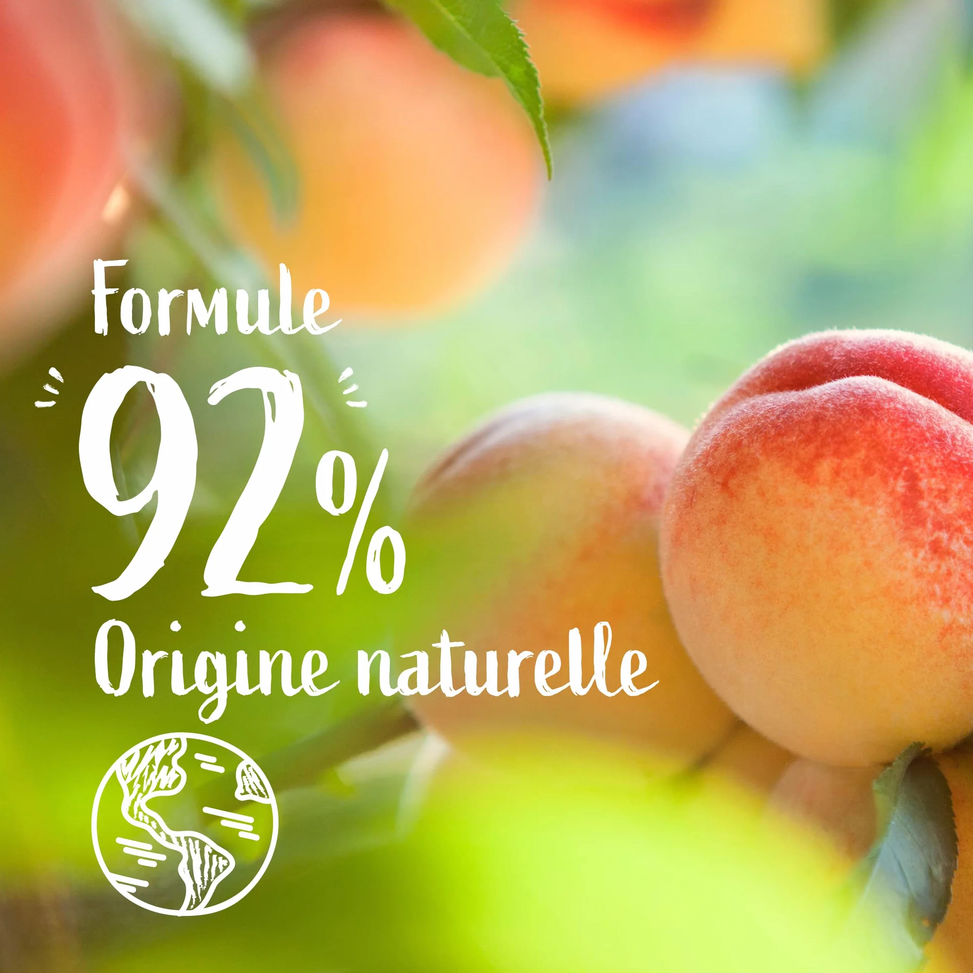 Le Petit Marseillais Gel Lavant Mains Pêche Blanche BIO & Nectarine BIO 500 ml Savon liquide pH neutre