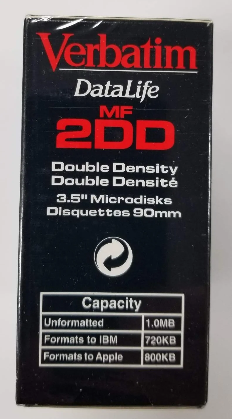 Verbatim DataLife 3.5" 2S/2D 1 Mo dyskietki 10 sztuk
