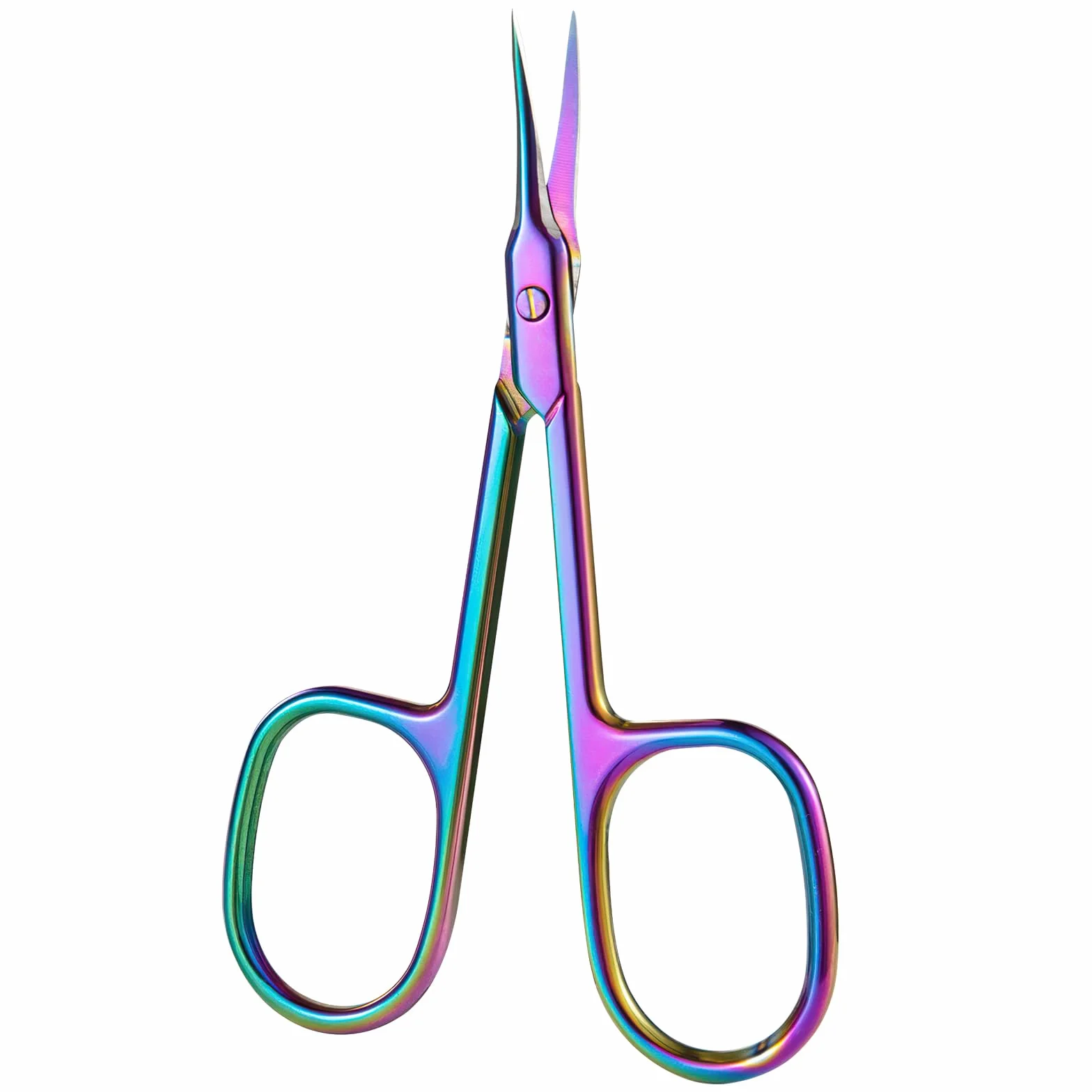 Ciseaux à Cuticules Professionnel Acier Inoxydable Courbés Ultra Fins TNSLAND