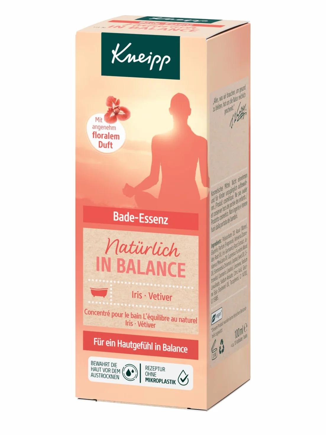 Kneipp Rhodiola Rosea Essence de bain naturelle 100 ml