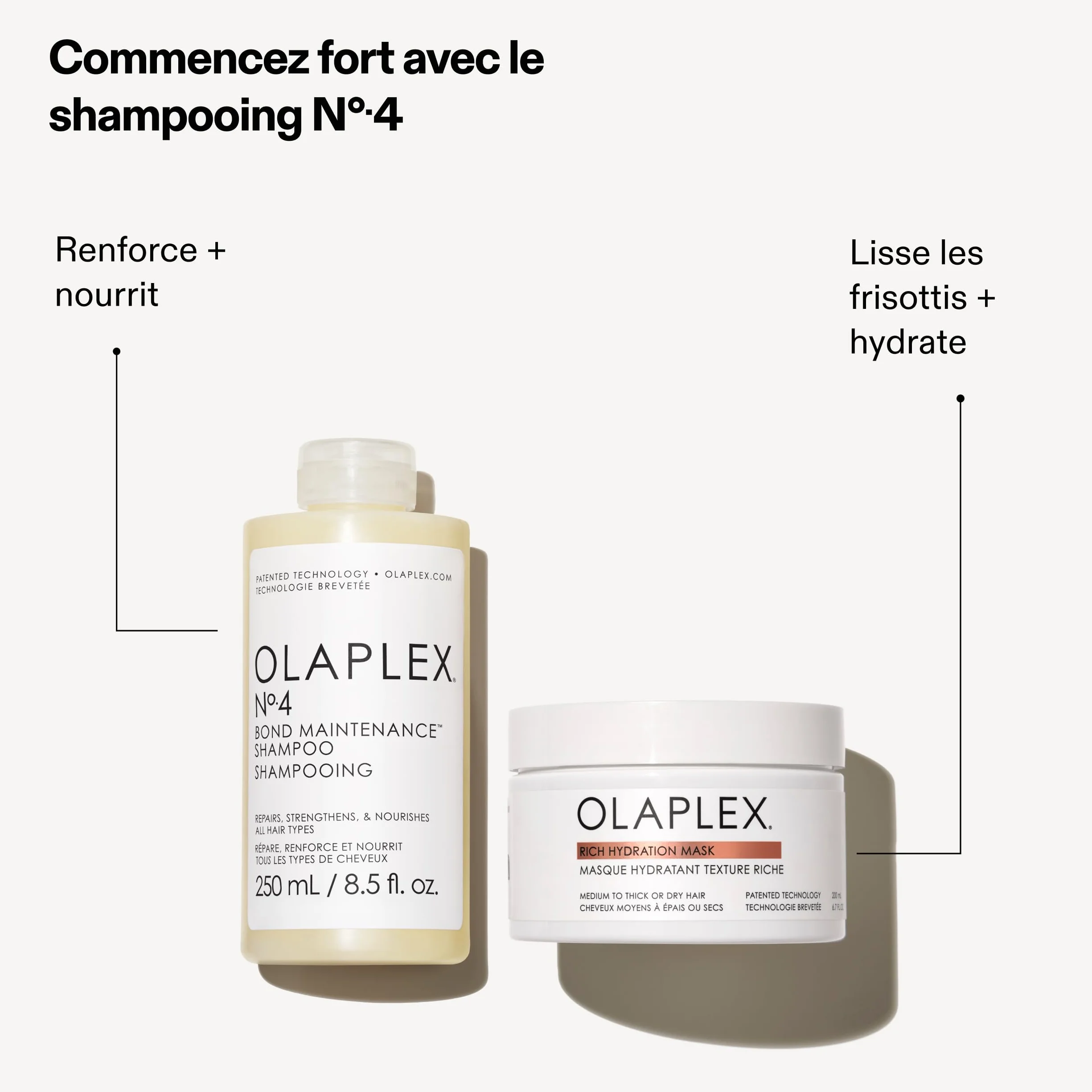 Olaplex Masque hydratant riche pour cheveux secs à épais