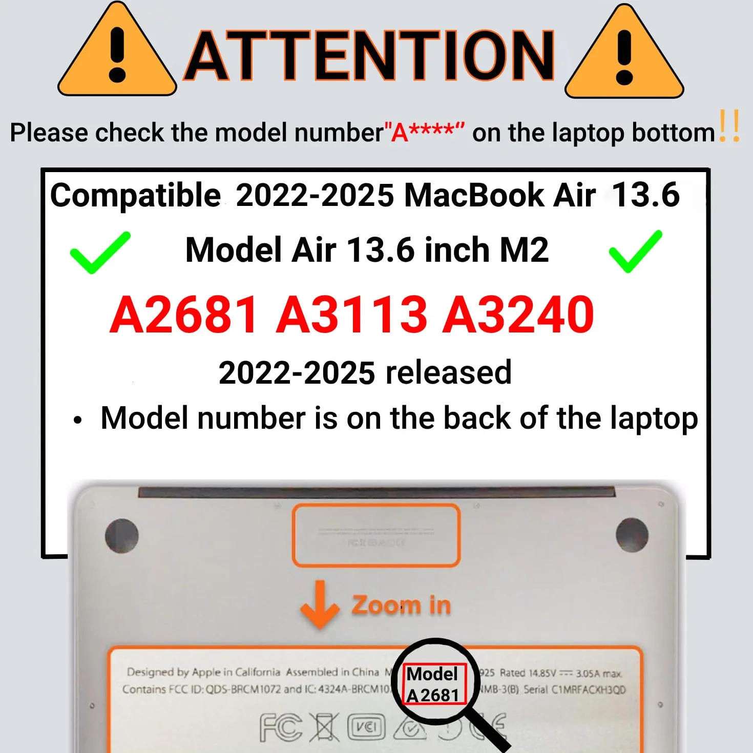 Coque MacBook Air 13,6 Pouces A2681 A3113 A3240 Housse Protection Étui Rigide Marbre Doré