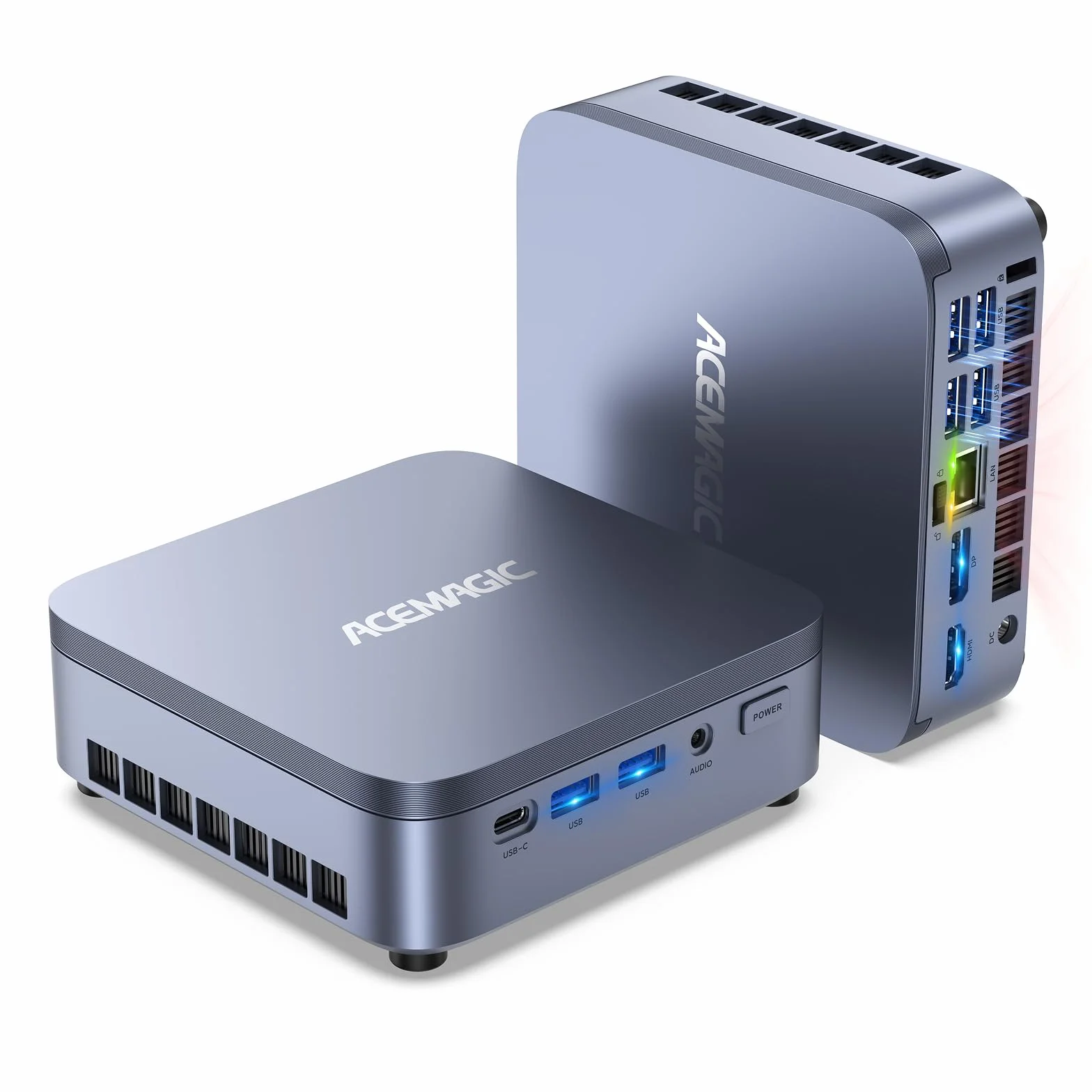 ACEMAGIC M5 Mini PC Intel Core i7-14650HX jusqu'à 5,2 GHz, 32Go RAM 1T SSD | Win11 Pro, Intel UHD Graphics,Triple Affichage 4K,WiFi 6E,BT 5.2, Mini Ordinateur pour le rendu 3D et la création de contenu