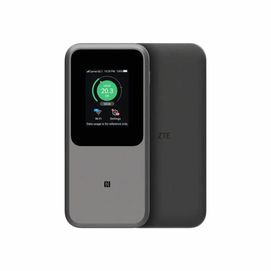 ZTE MU5120 Hotspot WiFi Portable 5G 10000 mAh Charge inversée 18 W NFC écran Tactile 2,4" 32 appareils SIM déverrouillée