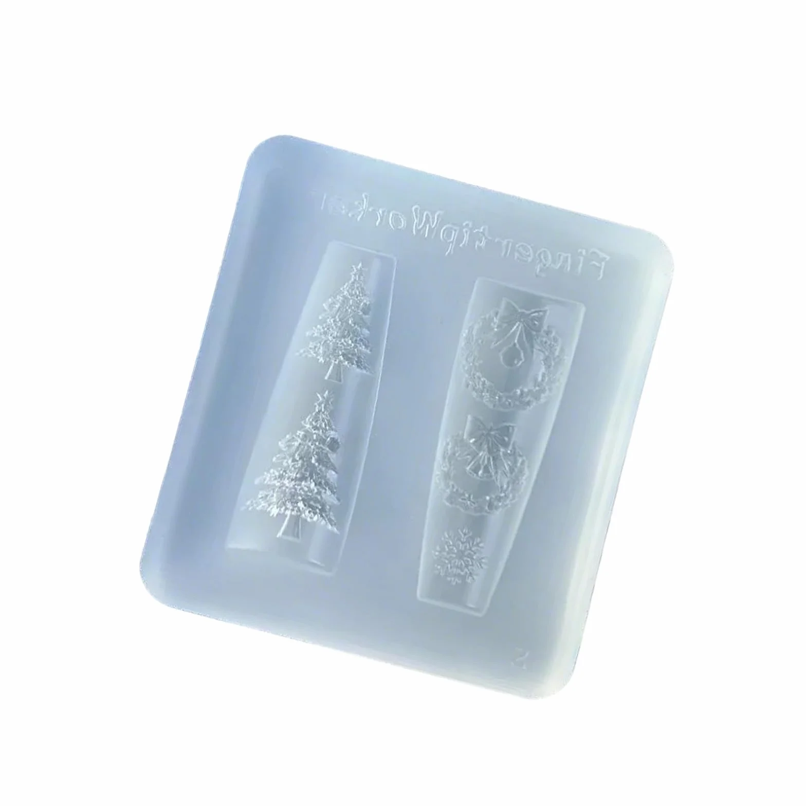 Moule en silicone souple pour nail art 3D motif floral festival