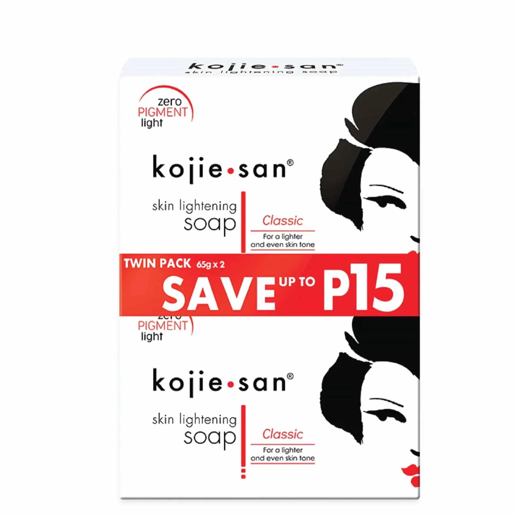 Kojie San Skin Lightening Kojic Acid Savon 2 Bar 65 g