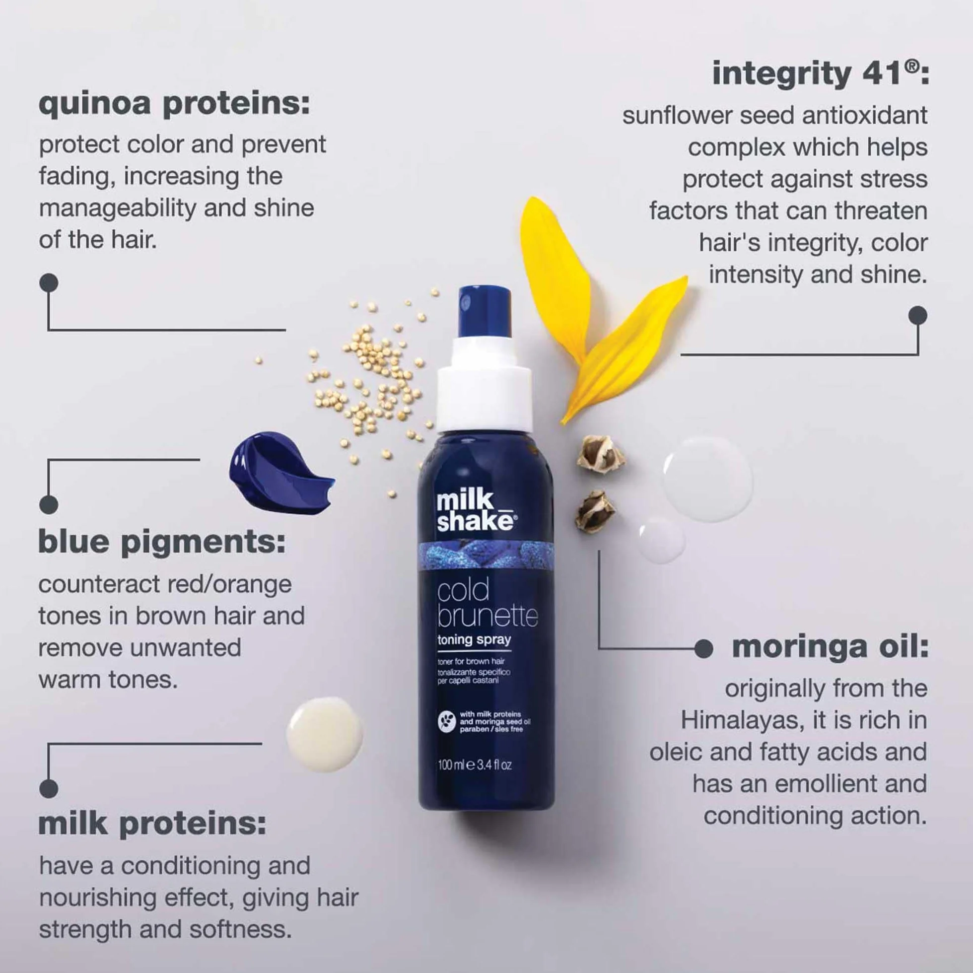 MILK SHAKE Cold Brunette Toning Spray 100 ml