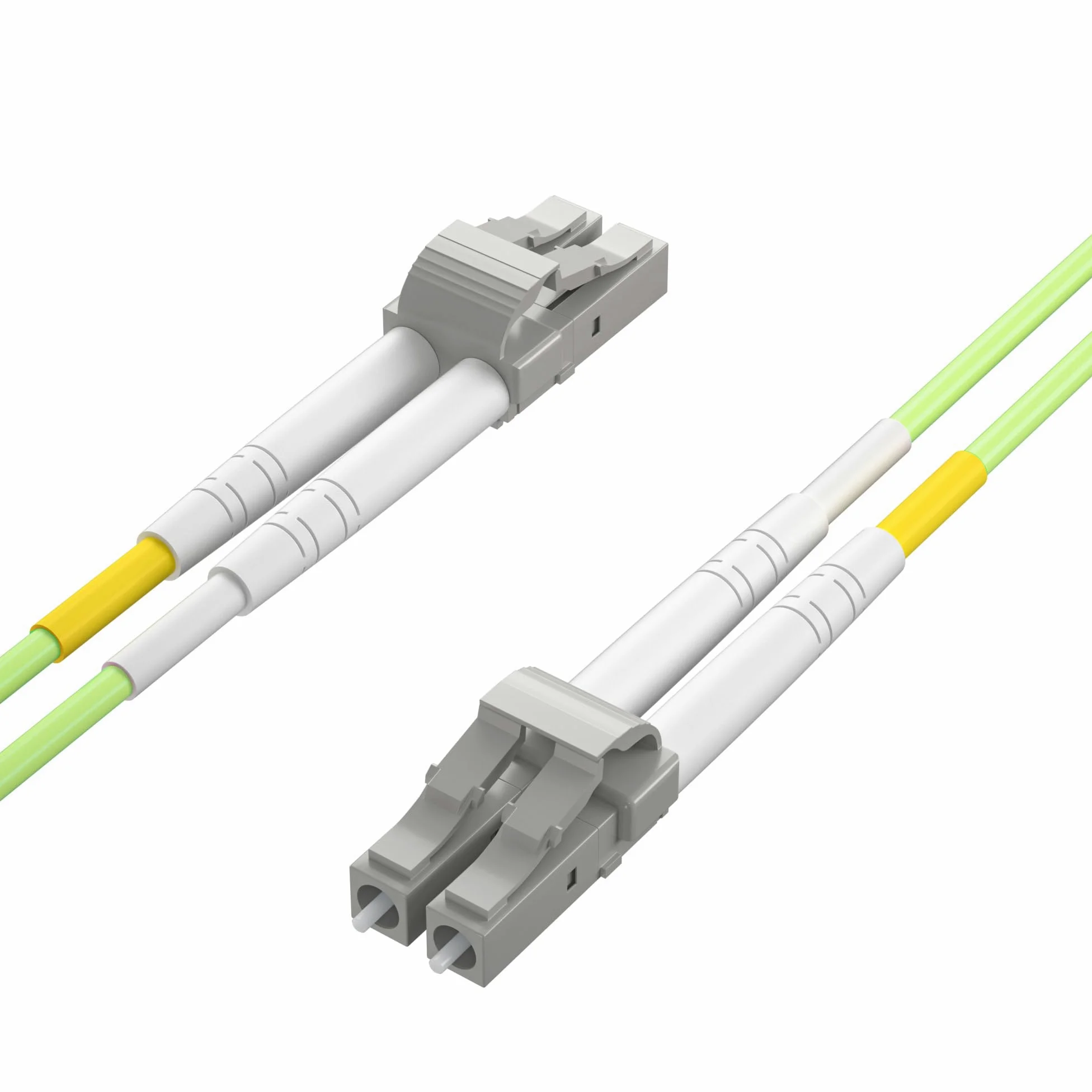 Câble de raccordement en fibre multimode OM5 LC vers LC, 1G/10G/40G/100G, technologie WDM, duplex LC-LC UPC, MMF 50/125um, 850 nm, LSZH, pour émetteur-récepteur SFP, réseaux fibreux, vert, 30 m