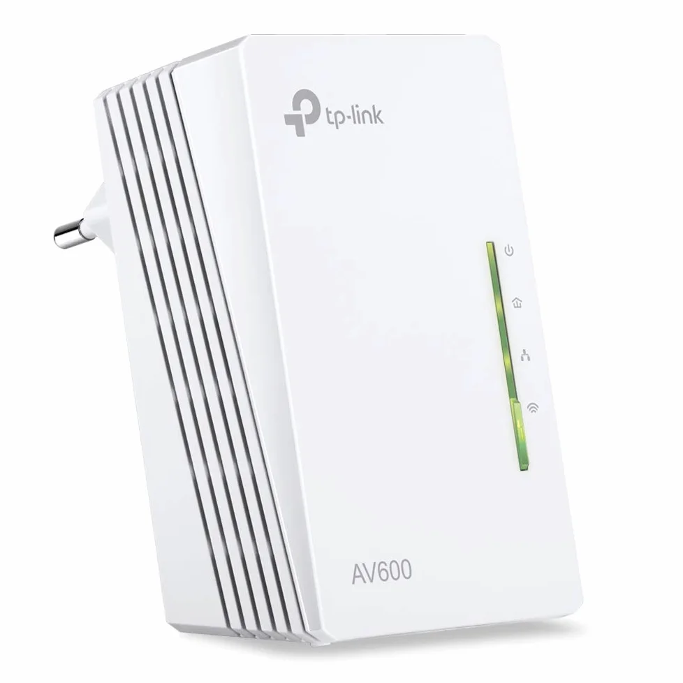 TP-Link TL-WPA4220 CPL 600 Mbps WiFi 300 Mbps, 2 Ports Fast Ethernet & CPL 600 Mbps avec Prise Intégrée et Ports Ethernet, Prise CPL Kit de 2, TL-PA4015P KIT